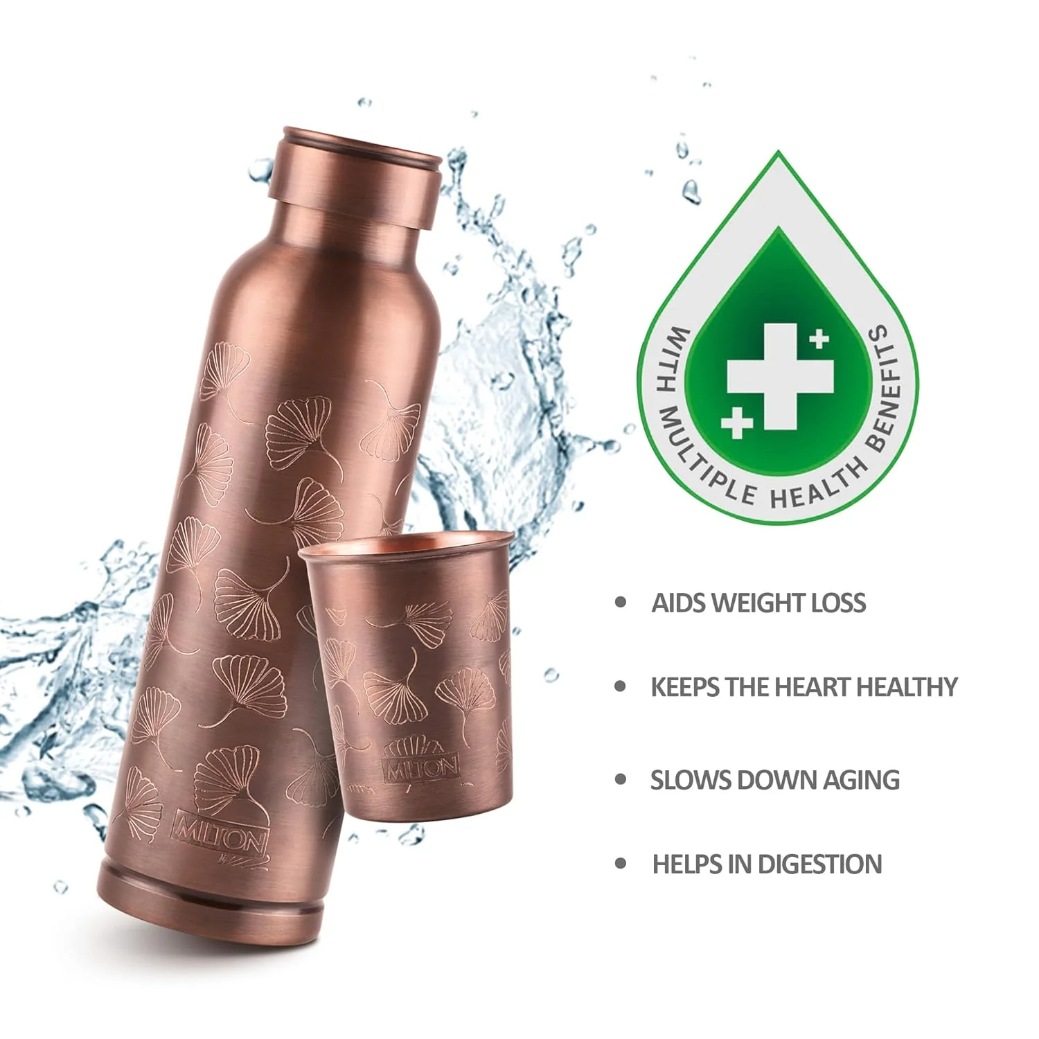 Copper Elegante Bottle Gift Set (Milton) - Image 5