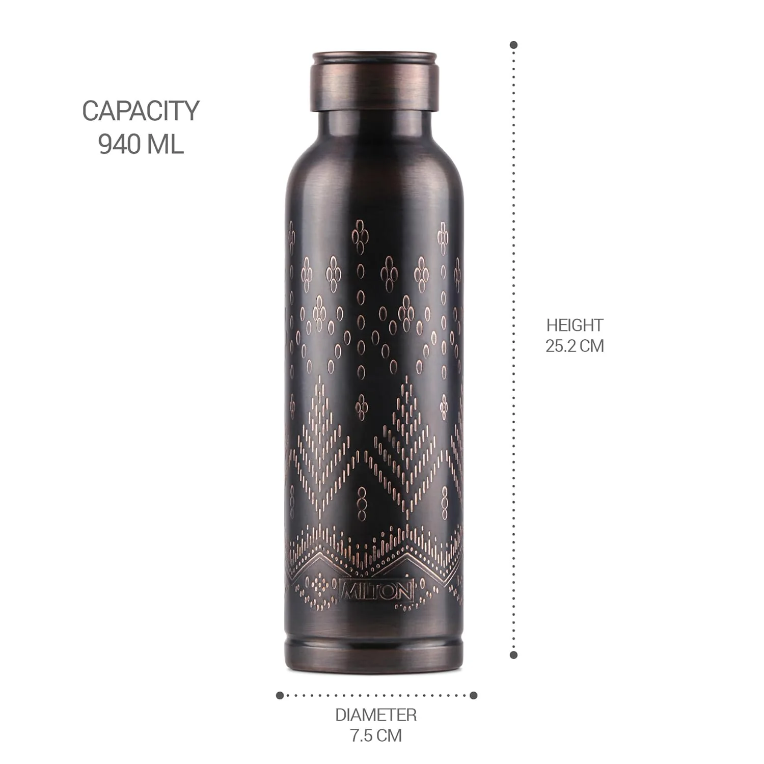 Copper Swasth Design Bottle (Milton) - Image 12