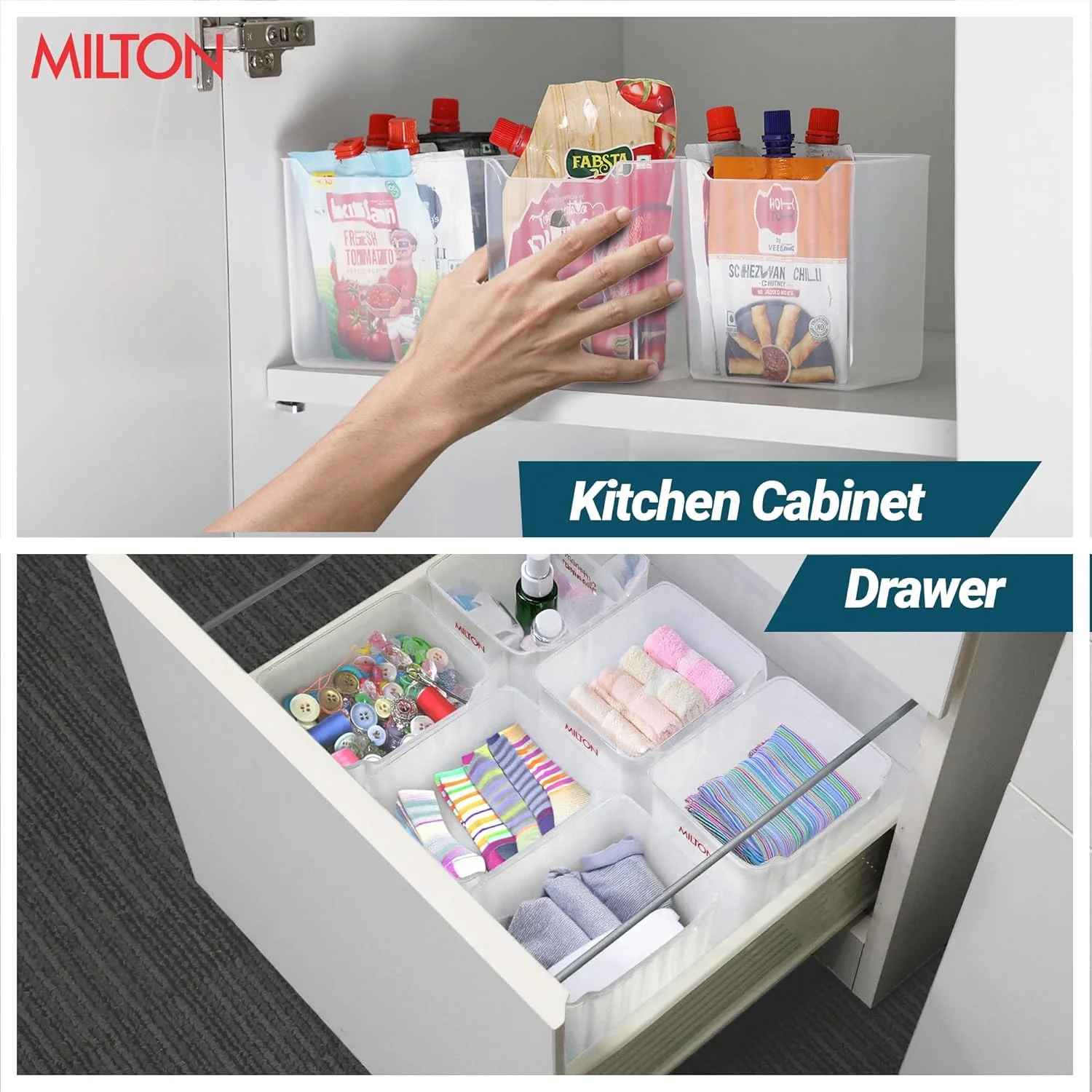 Cryo Fridge Storage Containers for Door – Set of 6 (Milton) - Image 5