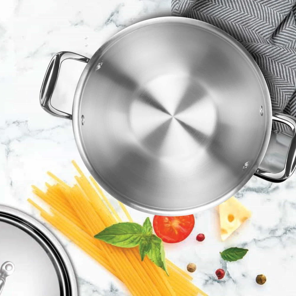Deep Kadhai With Lid Ss Triply (Milton Procook) - Image 6