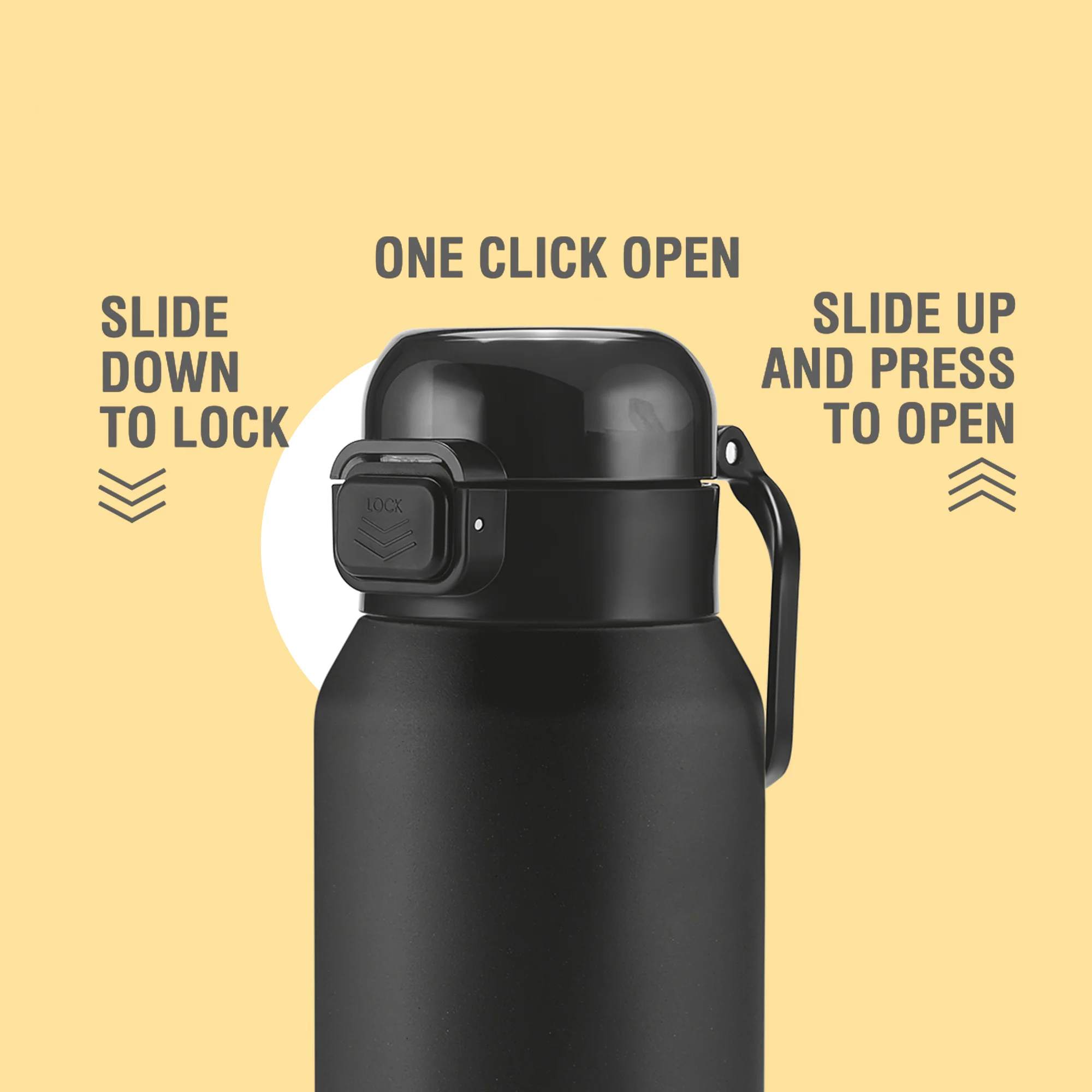 Dual Flow Thermosteel Water Bottle (Milton) - Image 10