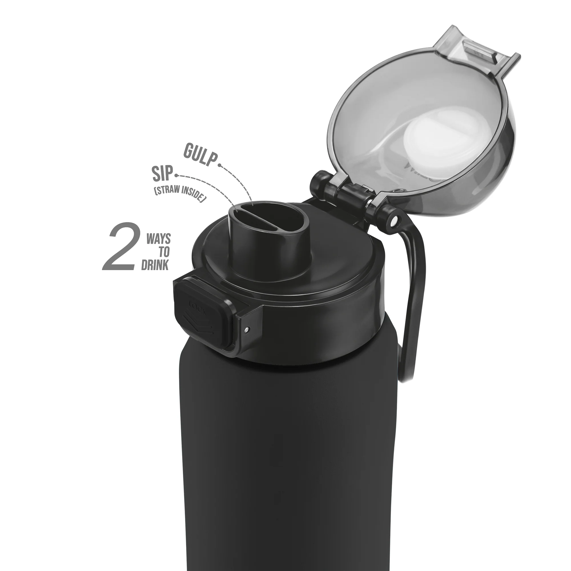 Dual Flow Thermosteel Water Bottle (Milton) - Image 11