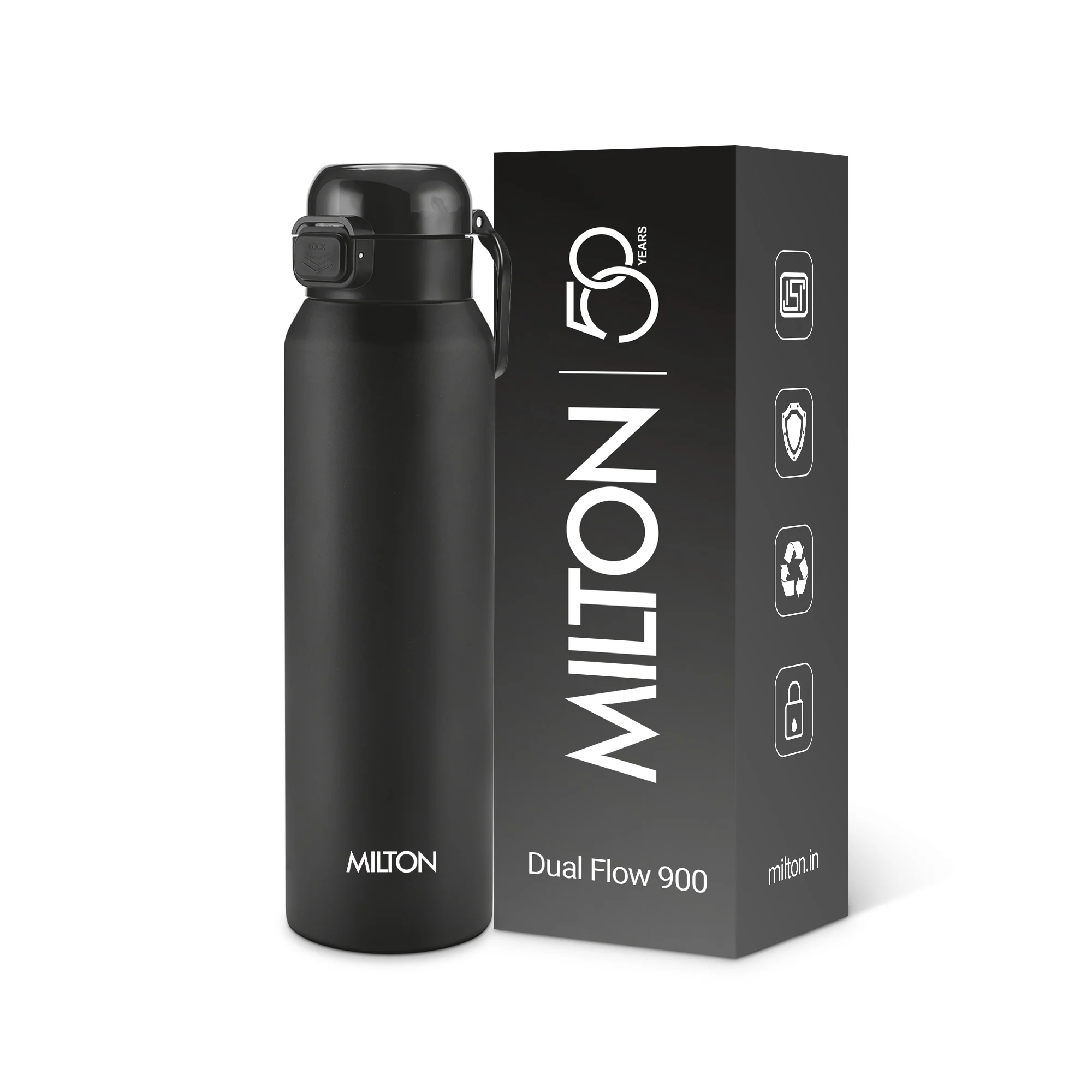 Dual Flow Thermosteel Water Bottle (Milton) - Image 24