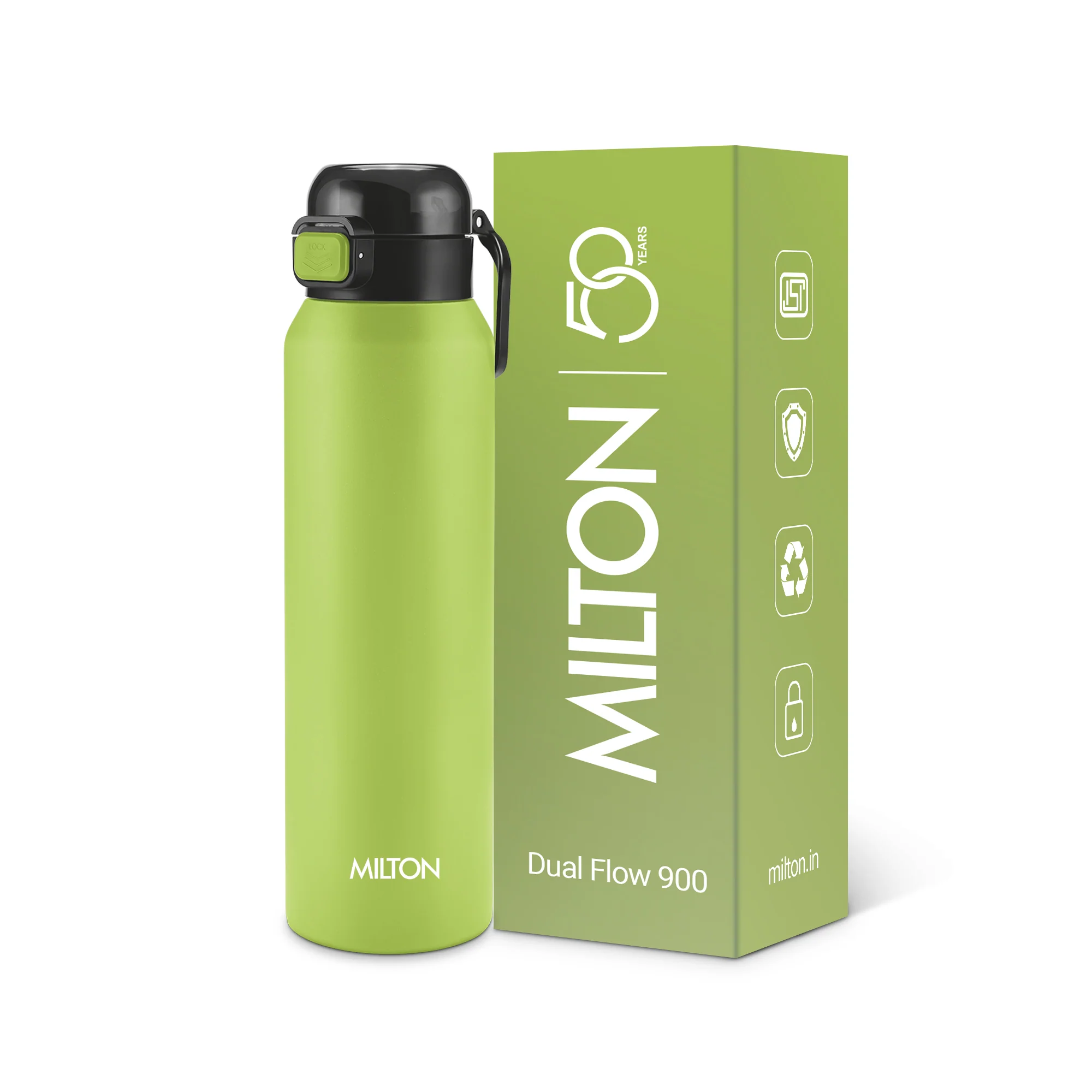 Dual Flow Thermosteel Water Bottle (Milton) - Image 26