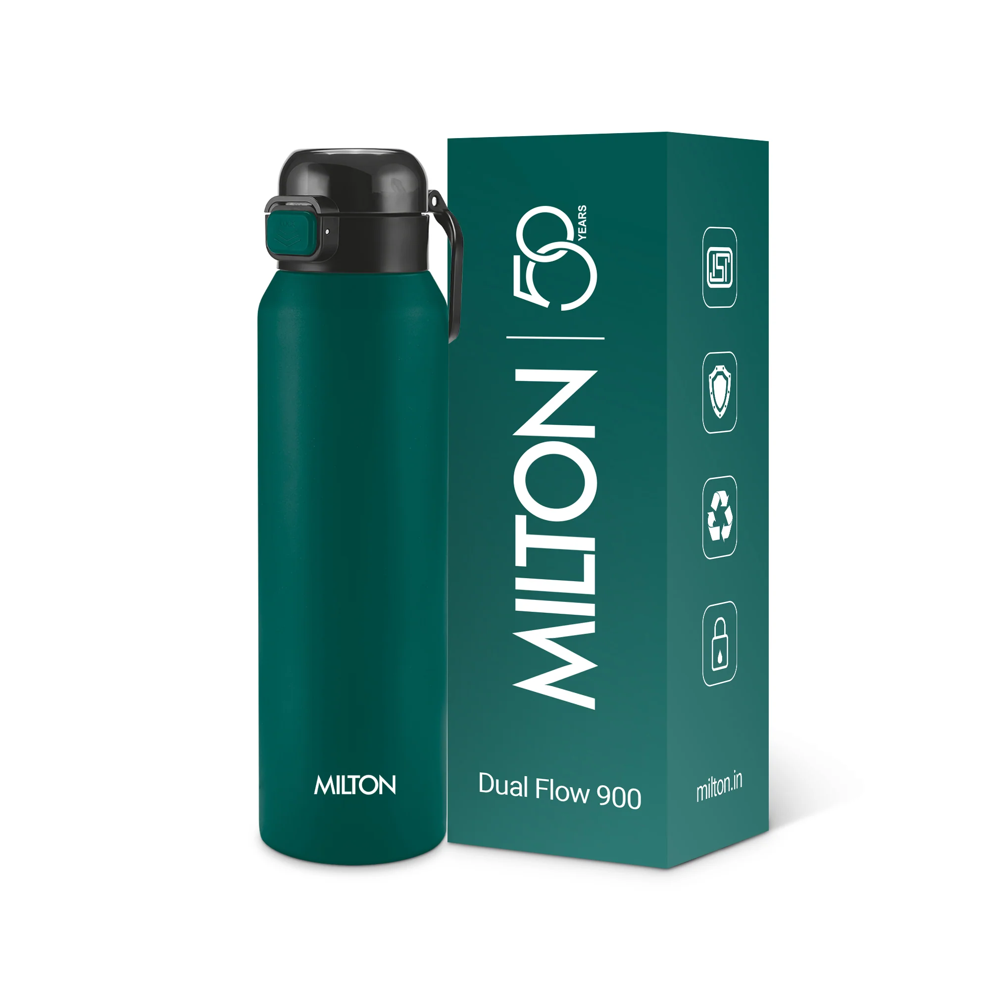 Dual Flow Thermosteel Water Bottle (Milton) - Image 28