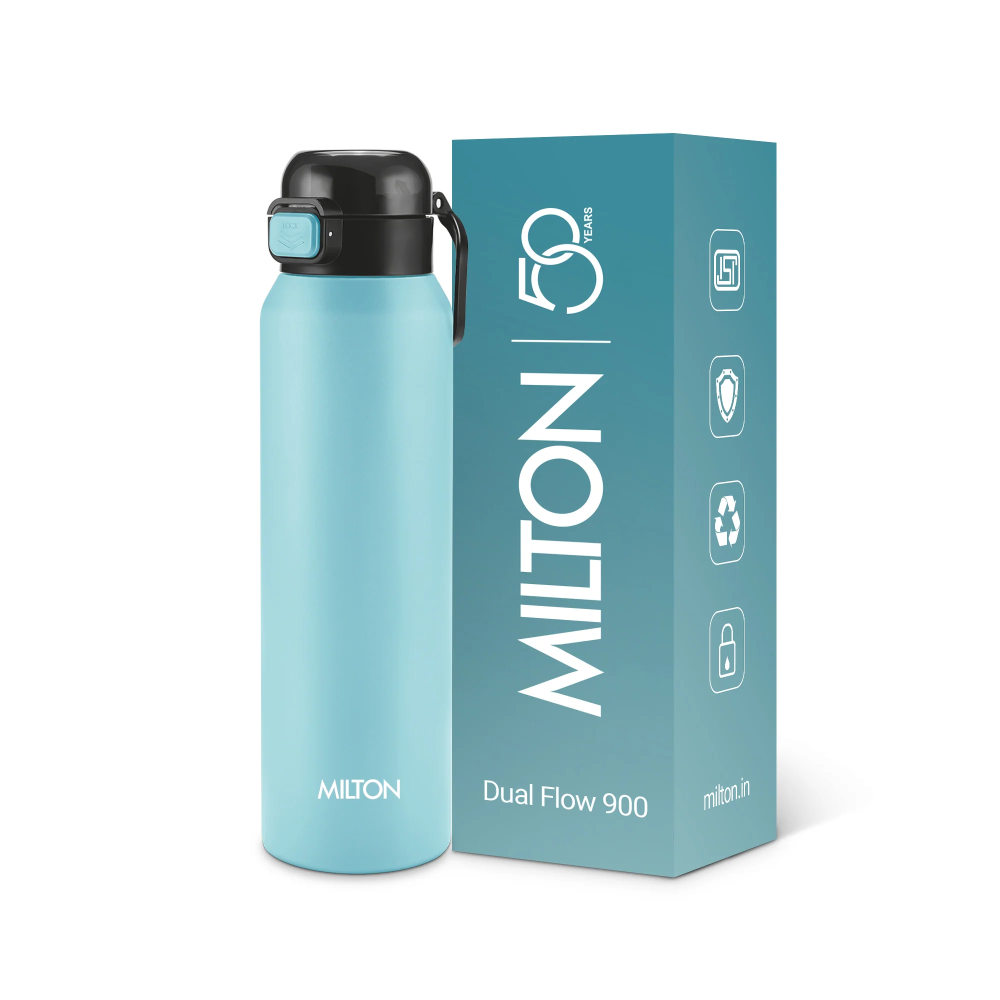 Dual Flow Thermosteel Water Bottle (Milton) - Image 31