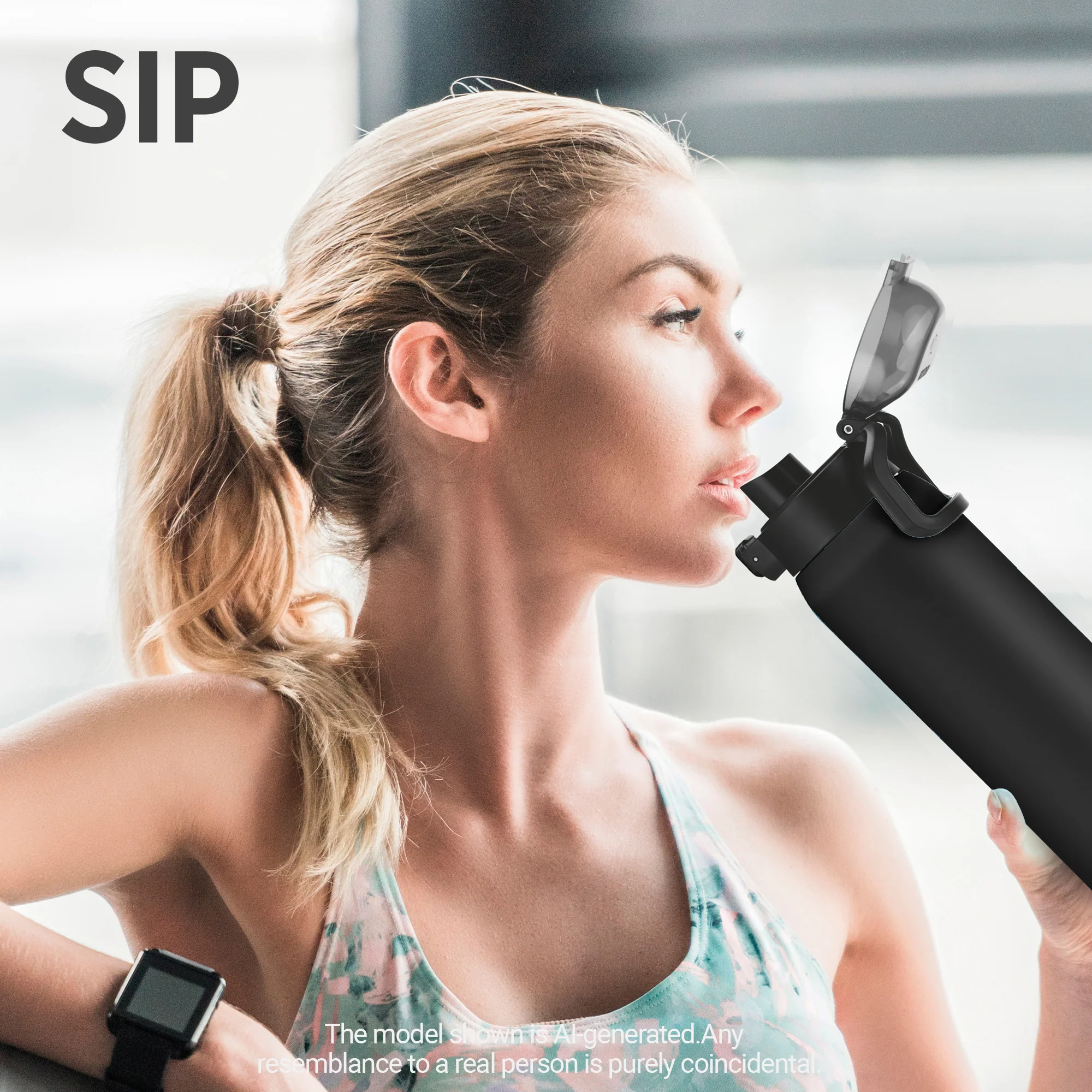 Dual Flow Thermosteel Water Bottle (Milton) - Image 9