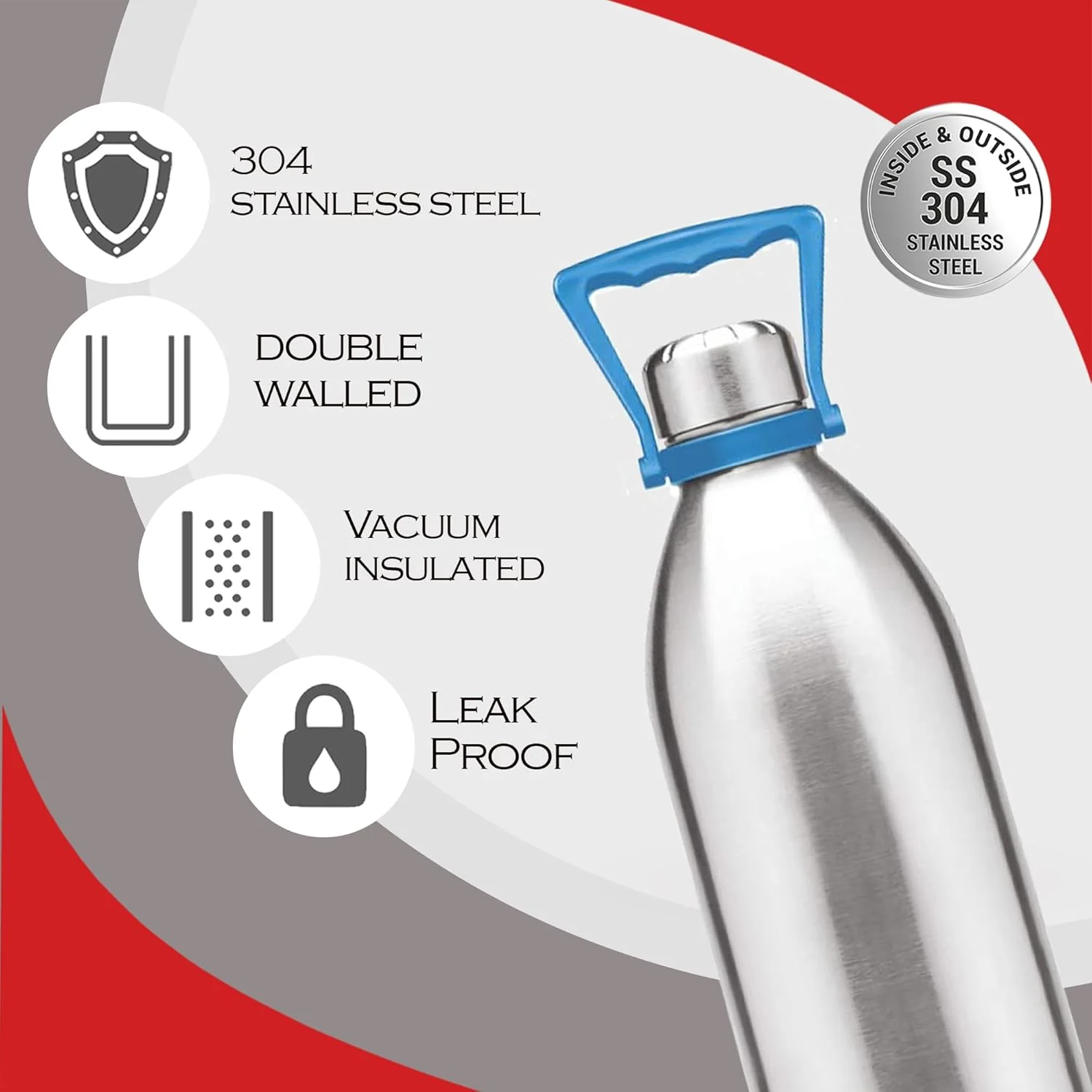 Duo Bottle With Handle Thermosteel (Milton) - Image 3