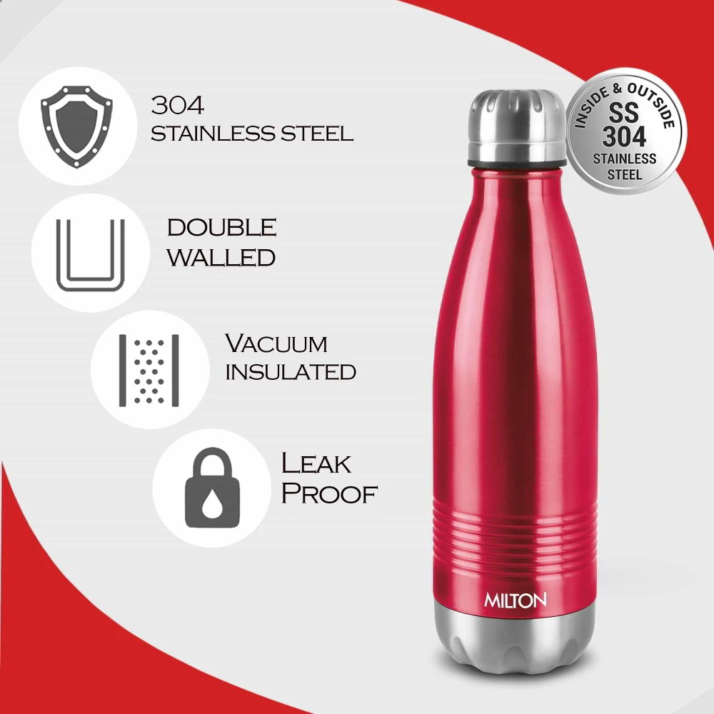 Personalized Duo Deluxe Thermosteel Water Bottle (Milton) - Image 2