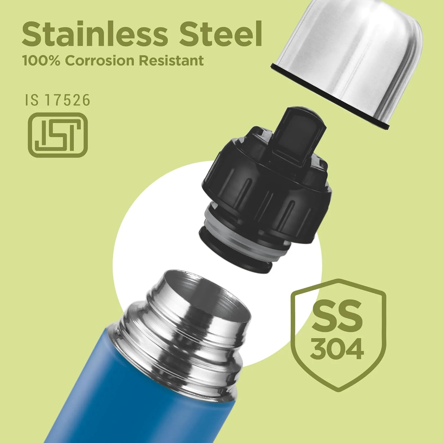 Eco-Flip Thermosteel Thermos Flask (Milton) - Image 4