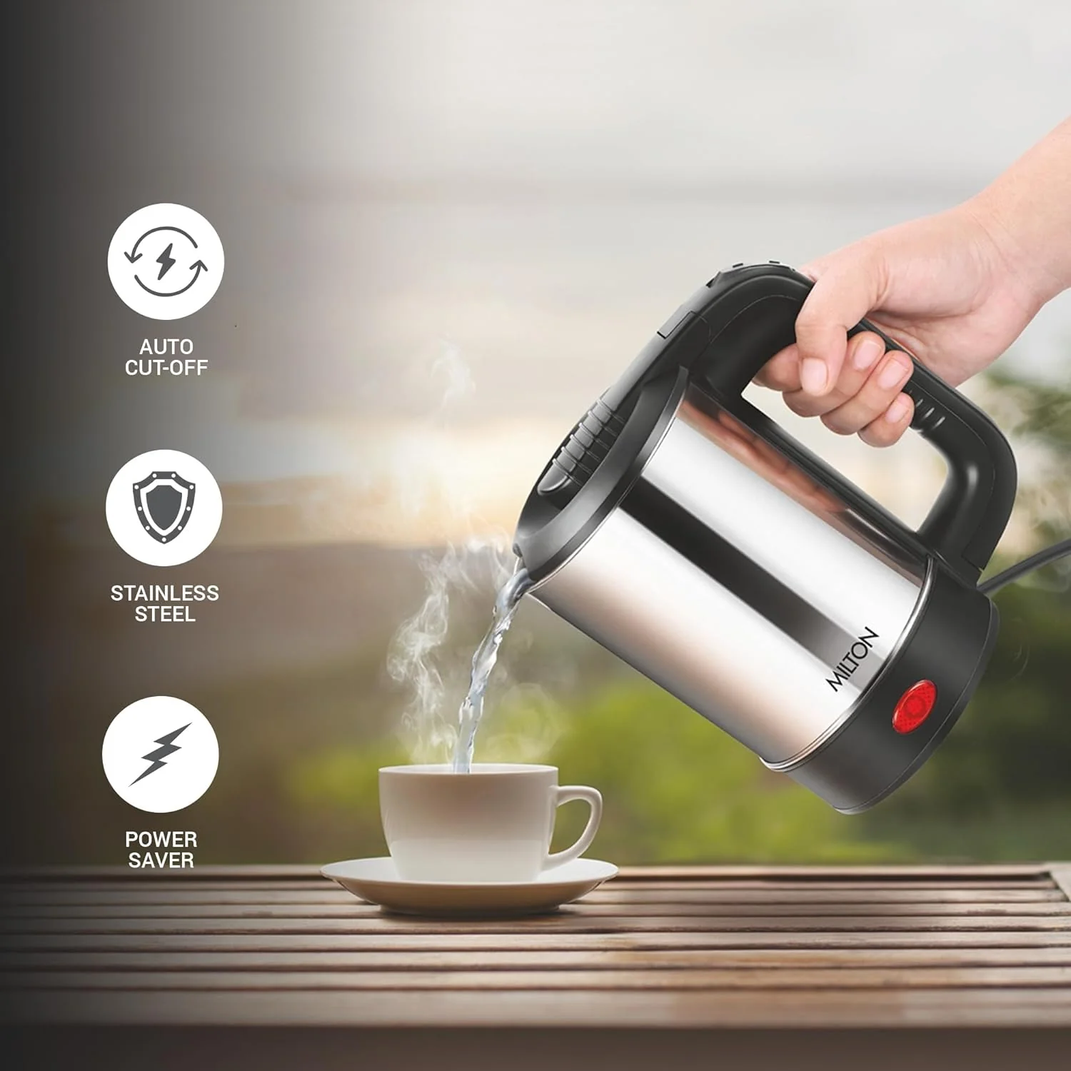 Electric Travel Kettle (Milton) - Image 7