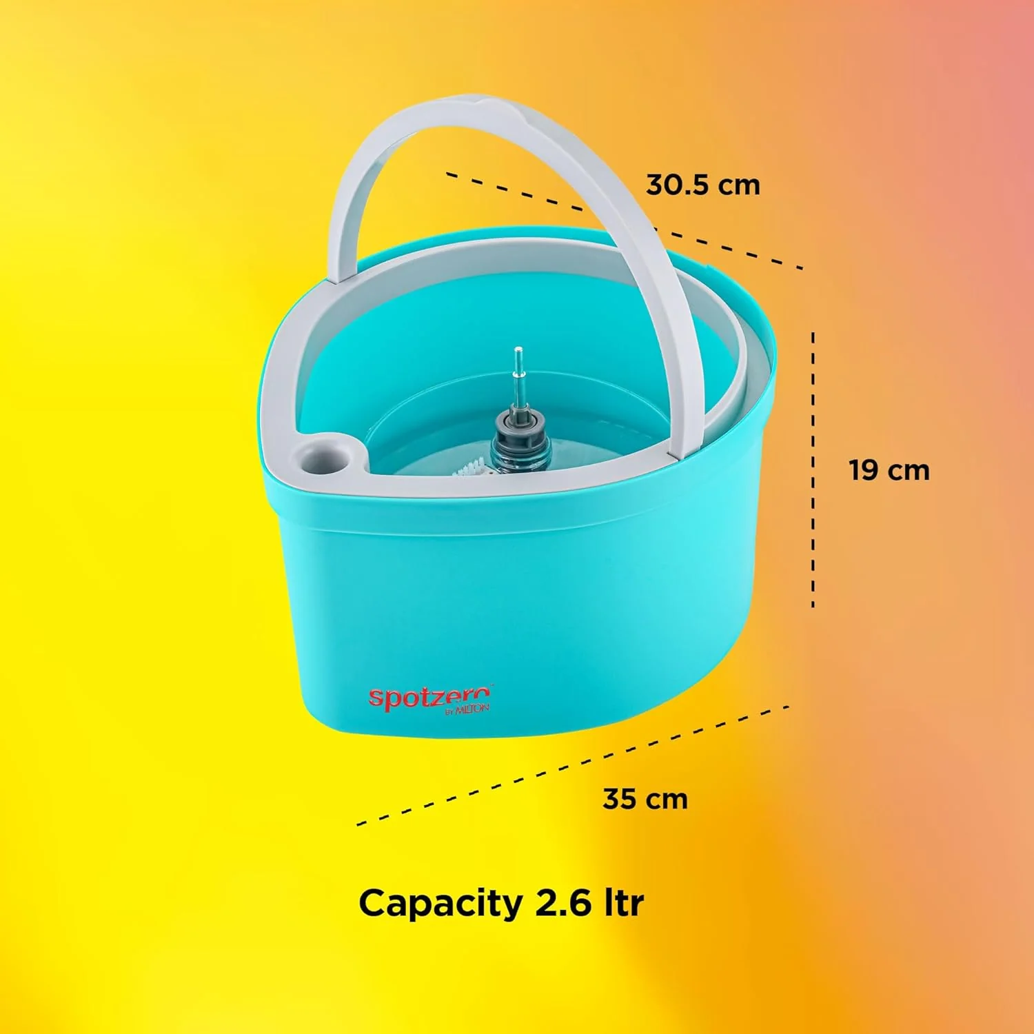 Fresh Flow Flat Squeeze Mop Bucket System (Spotzero By Milton) - Image 4