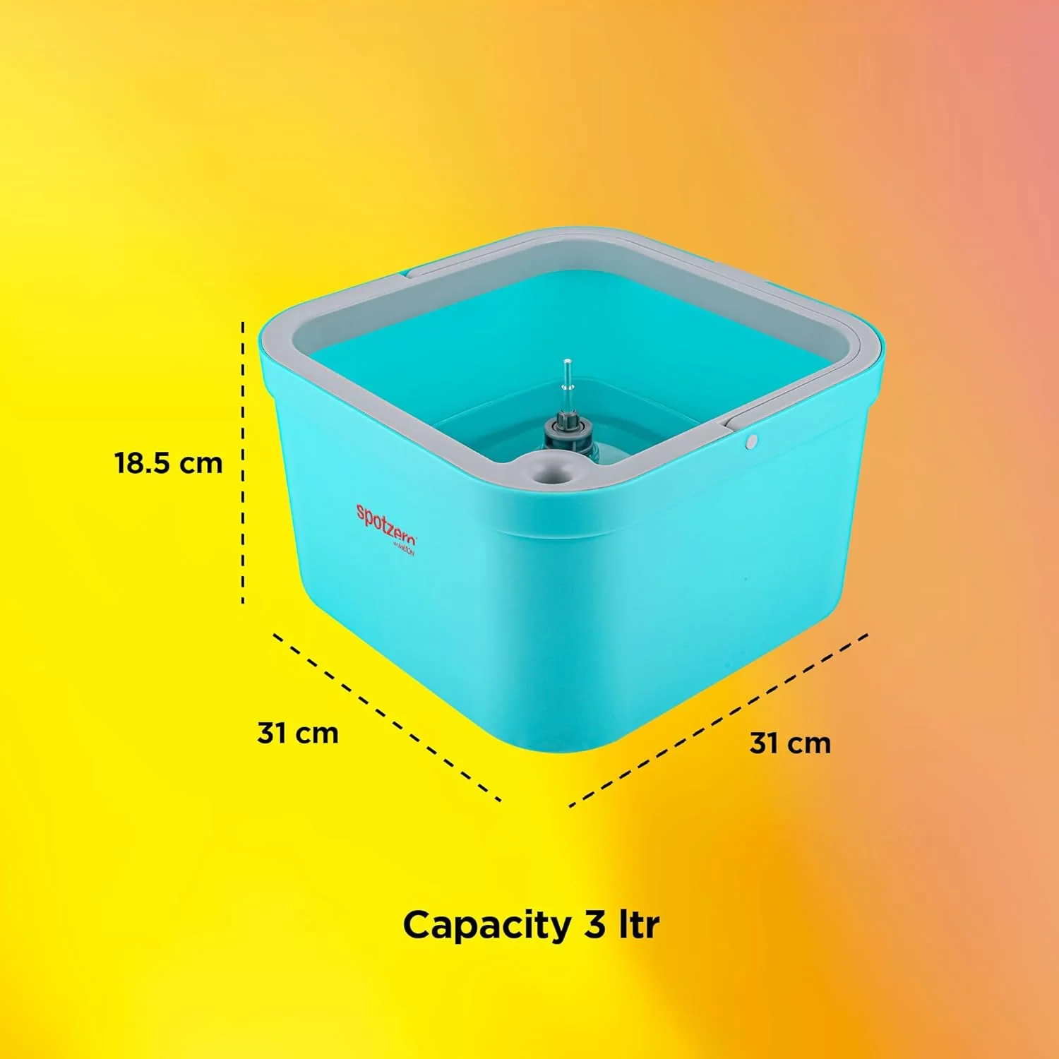Fresh Flow Flat Squeeze Mop Bucket System (Spotzero By Milton) - Image 5