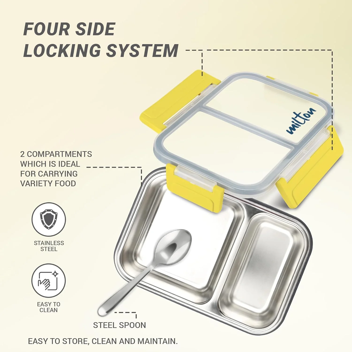 Fun Feast Lunch Box 2 compartments (Milton) - Image 10