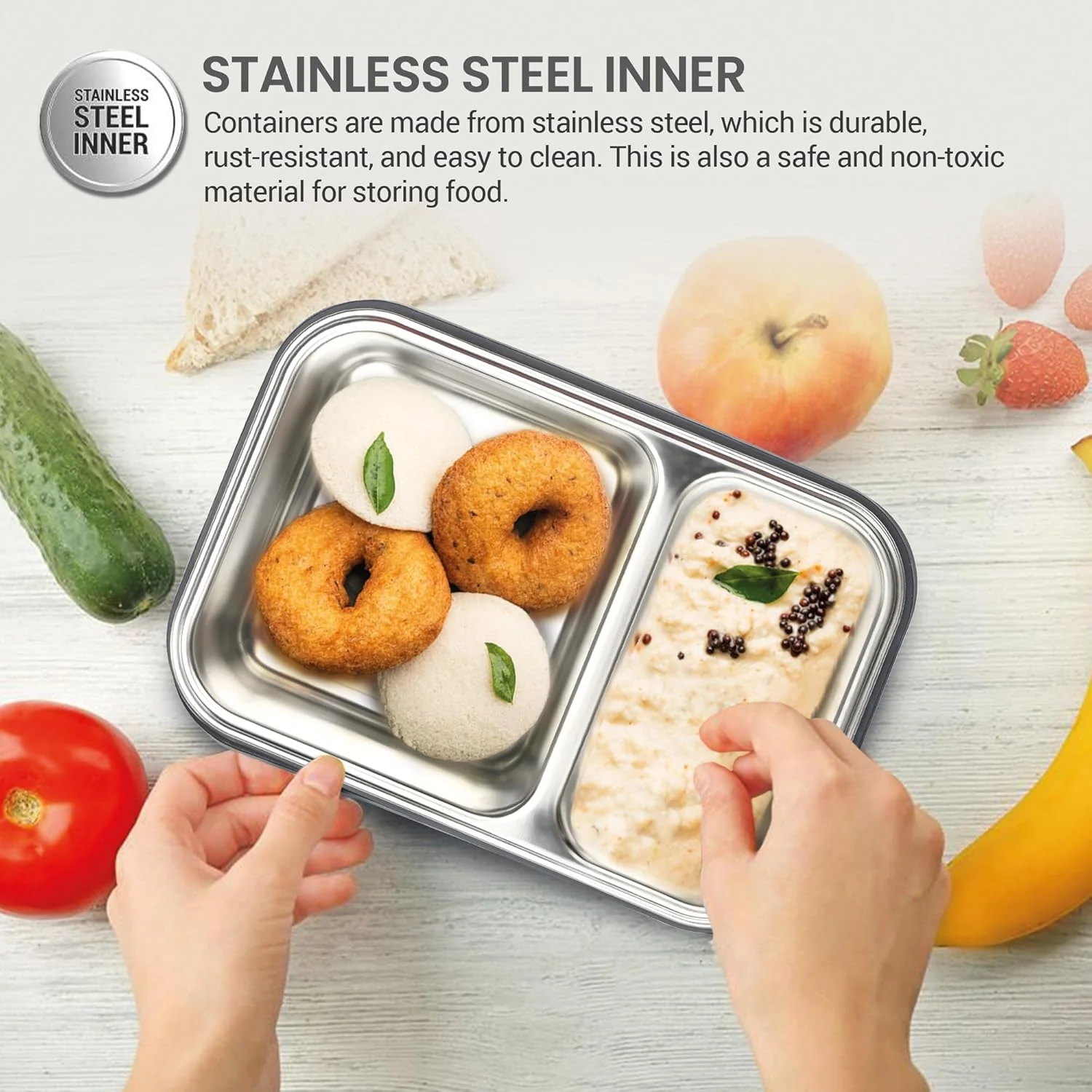 Fun Feast Lunch Box 2 compartments (Milton) - Image 11