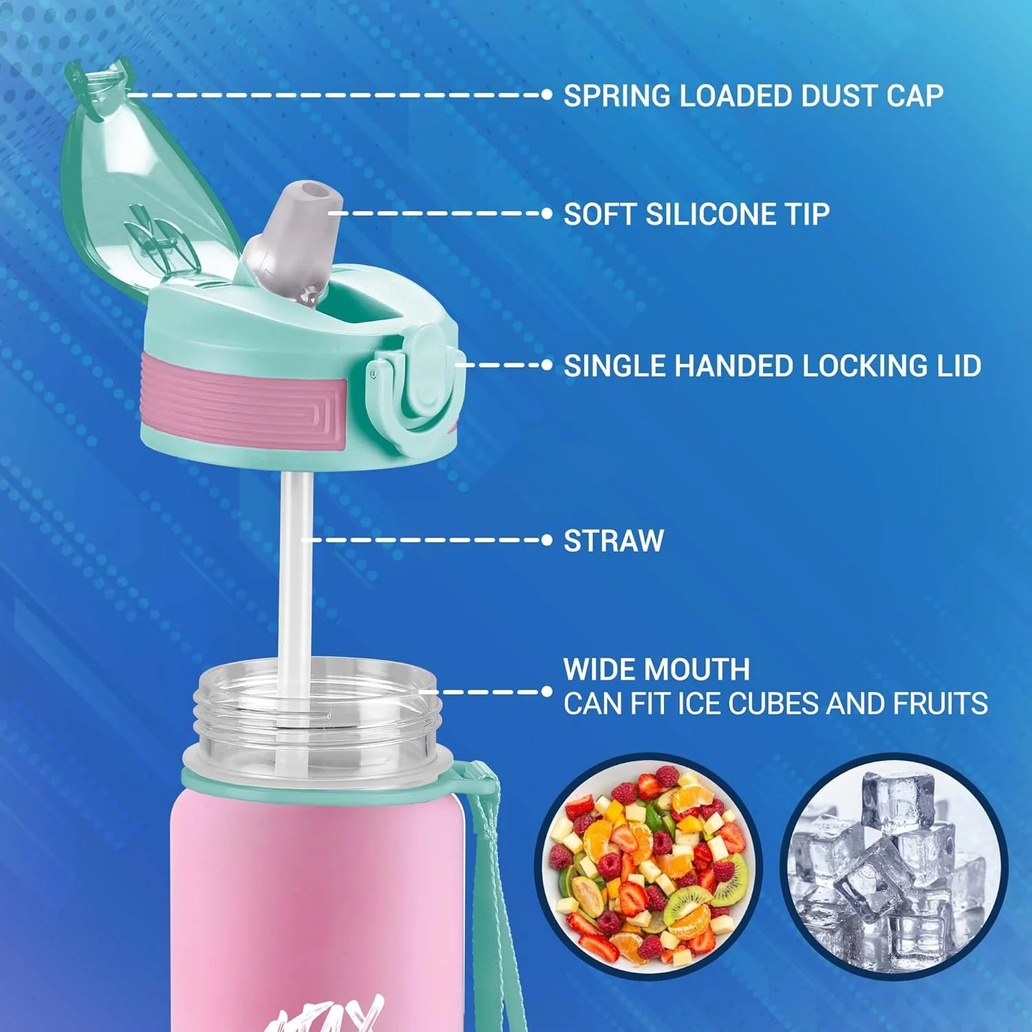 Gen'Z Sipper Water Bottle (Milton) - Image 3