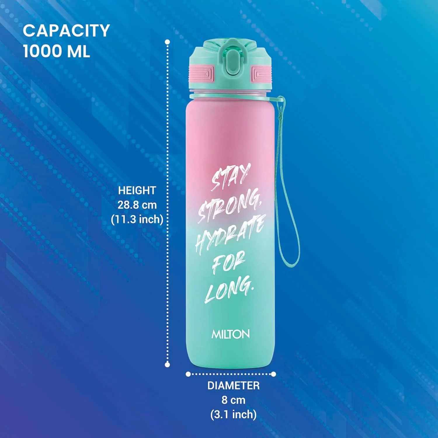 Gen'Z Sipper Water Bottle (Milton) - Image 7