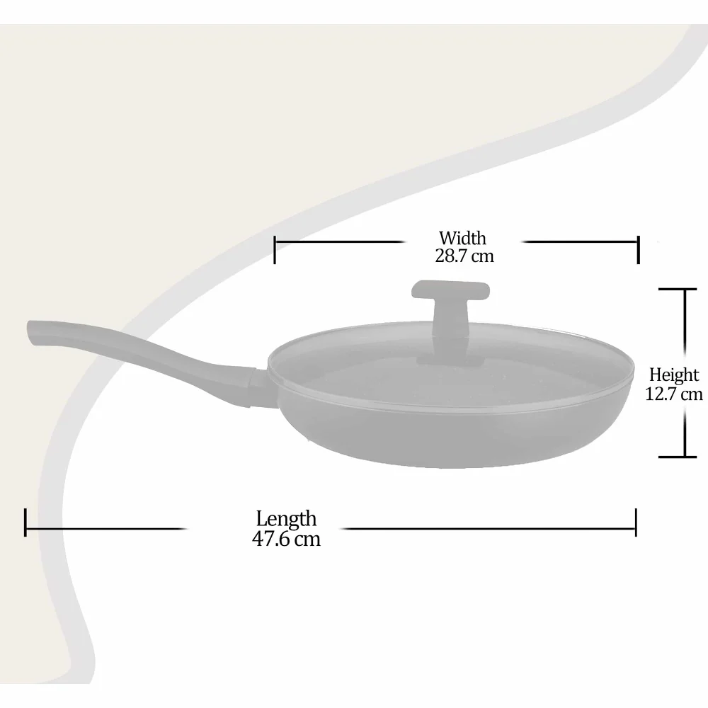 Granito Induction Fry Pan With Lid (Milton Procook) - Image 6
