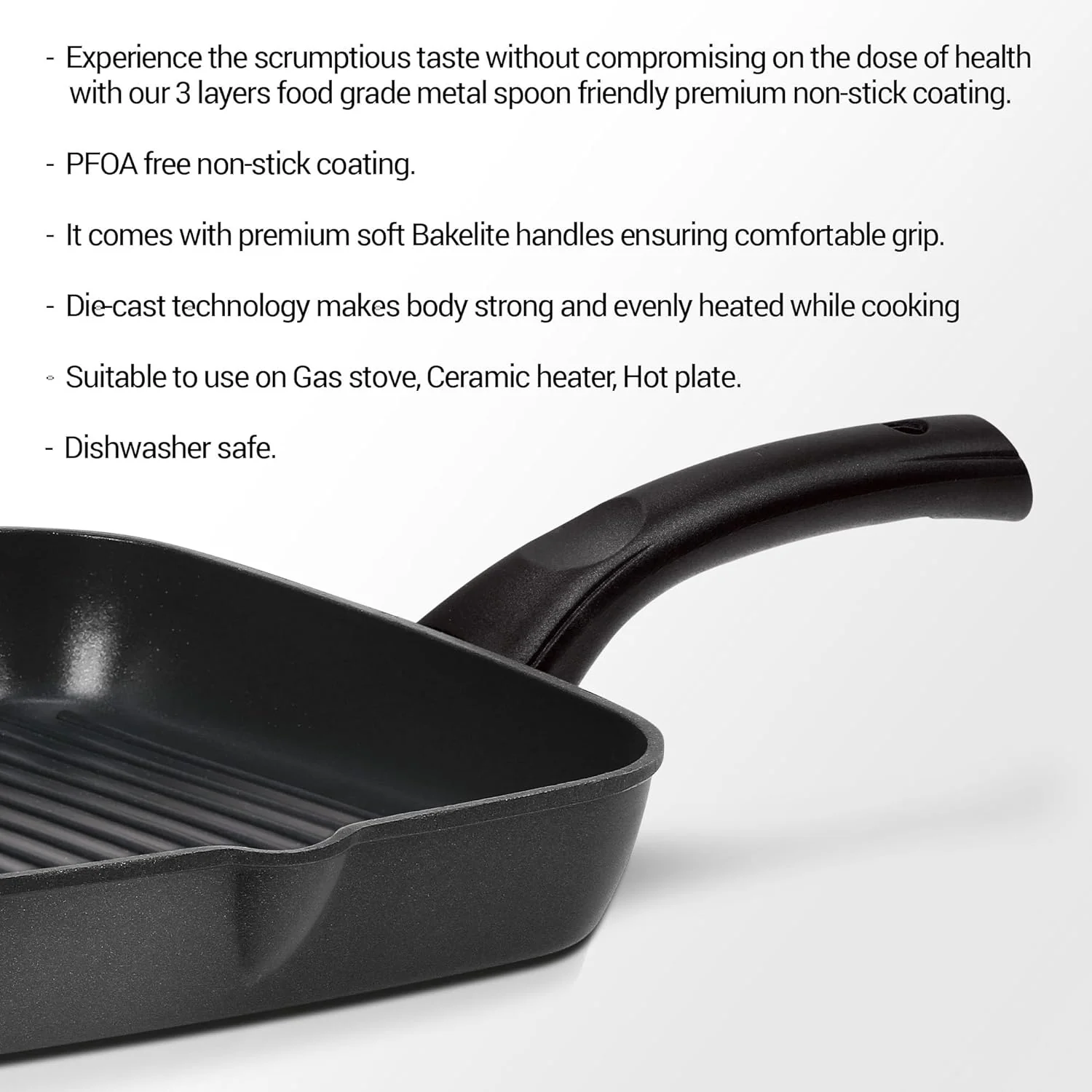 Grill Pan Induction Die Cast (Milton Procook) - Image 6