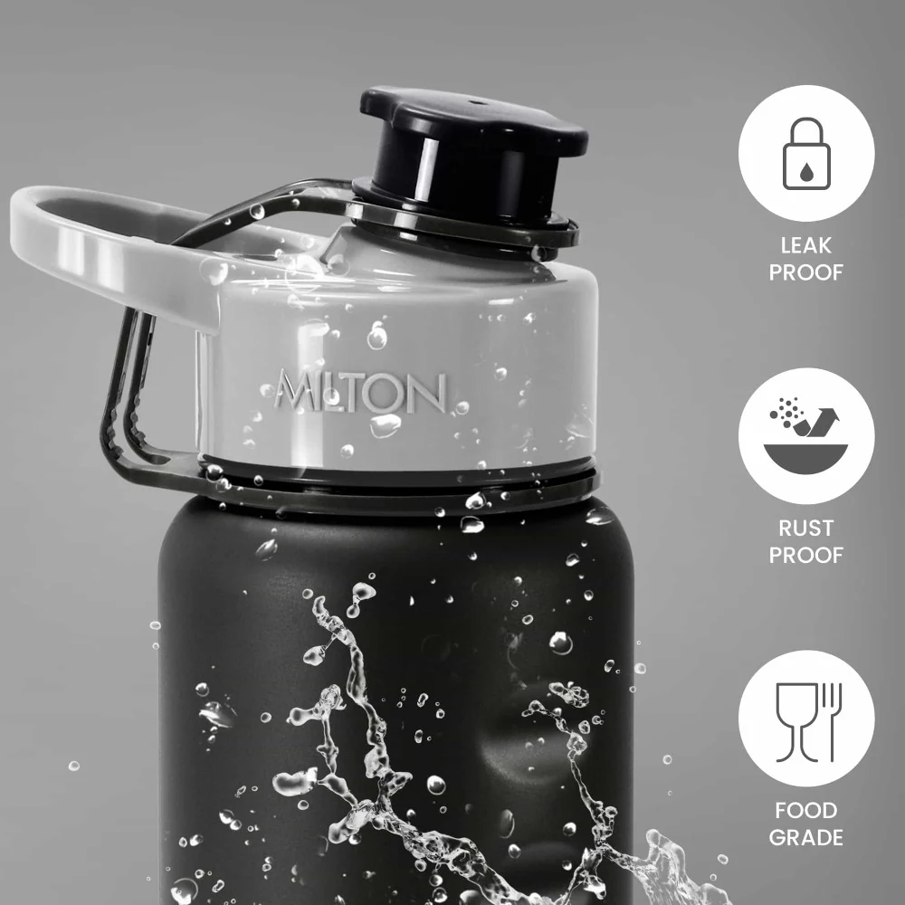 Gripper Stainless Steel Water Bottle (Milton) - Image 7