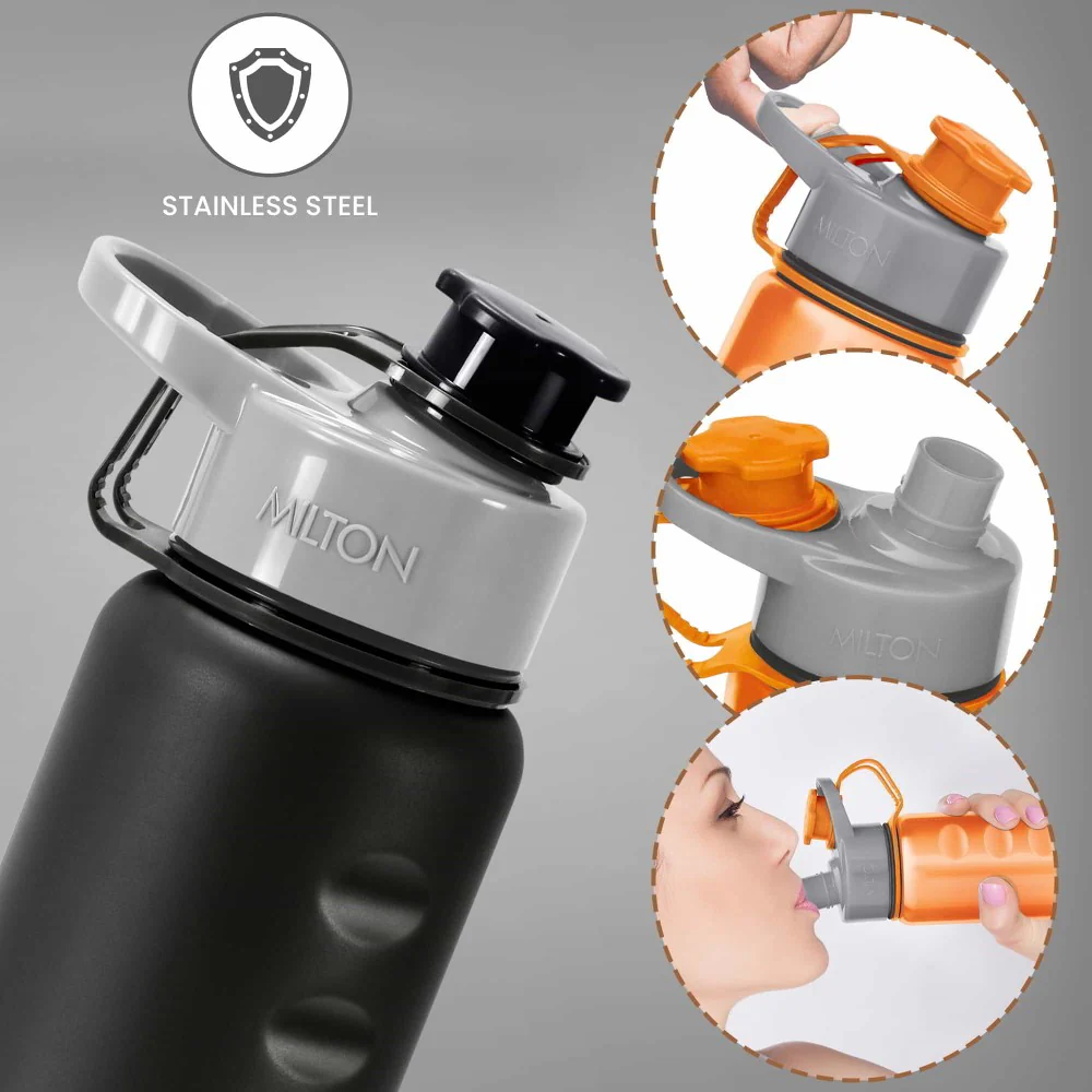 Gripper Stainless Steel Water Bottle (Milton) - Image 8