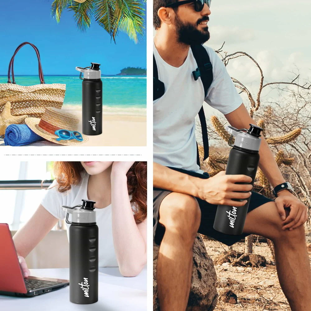 Gripper Stainless Steel Water Bottle (Milton) - Image 9