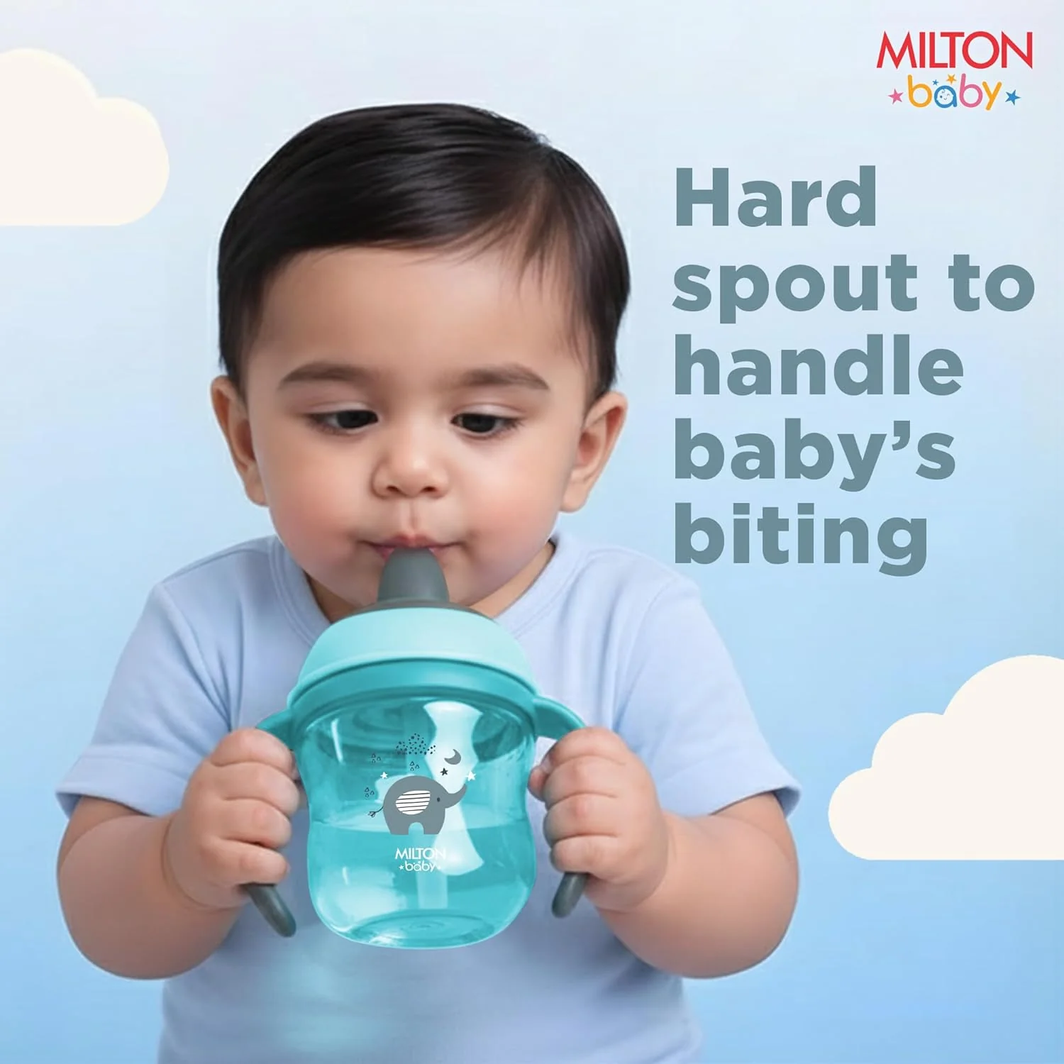 Hard Spout Sippy Bottle For Baby (Milton) - Image 7