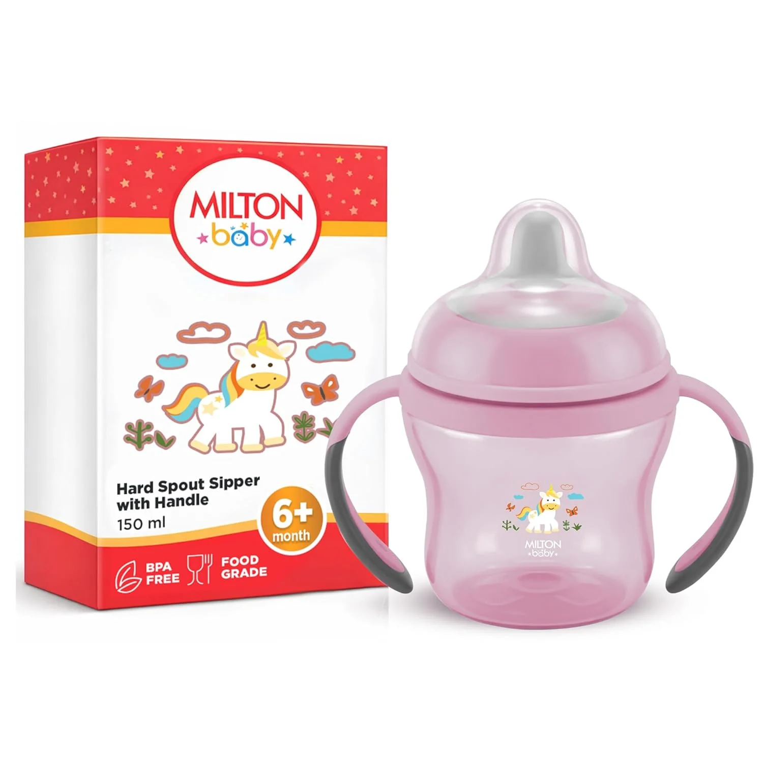 Hard Spout Sippy Bottle For Baby (Milton) - Image 9
