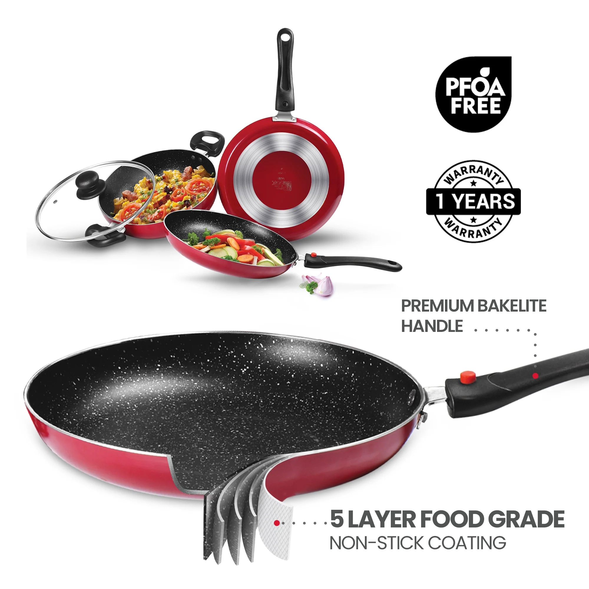 Kitchen Pride Cookware Set (Milton Procook) - Image 5