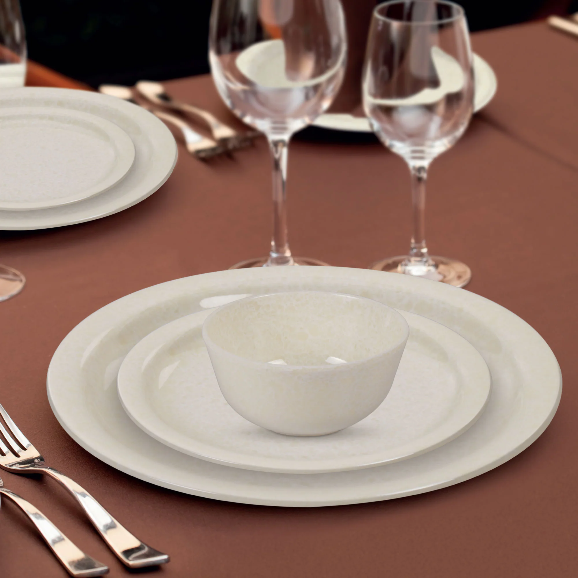 Lissome Dinner Set - Terrosoivory (Melamine) - Image 4