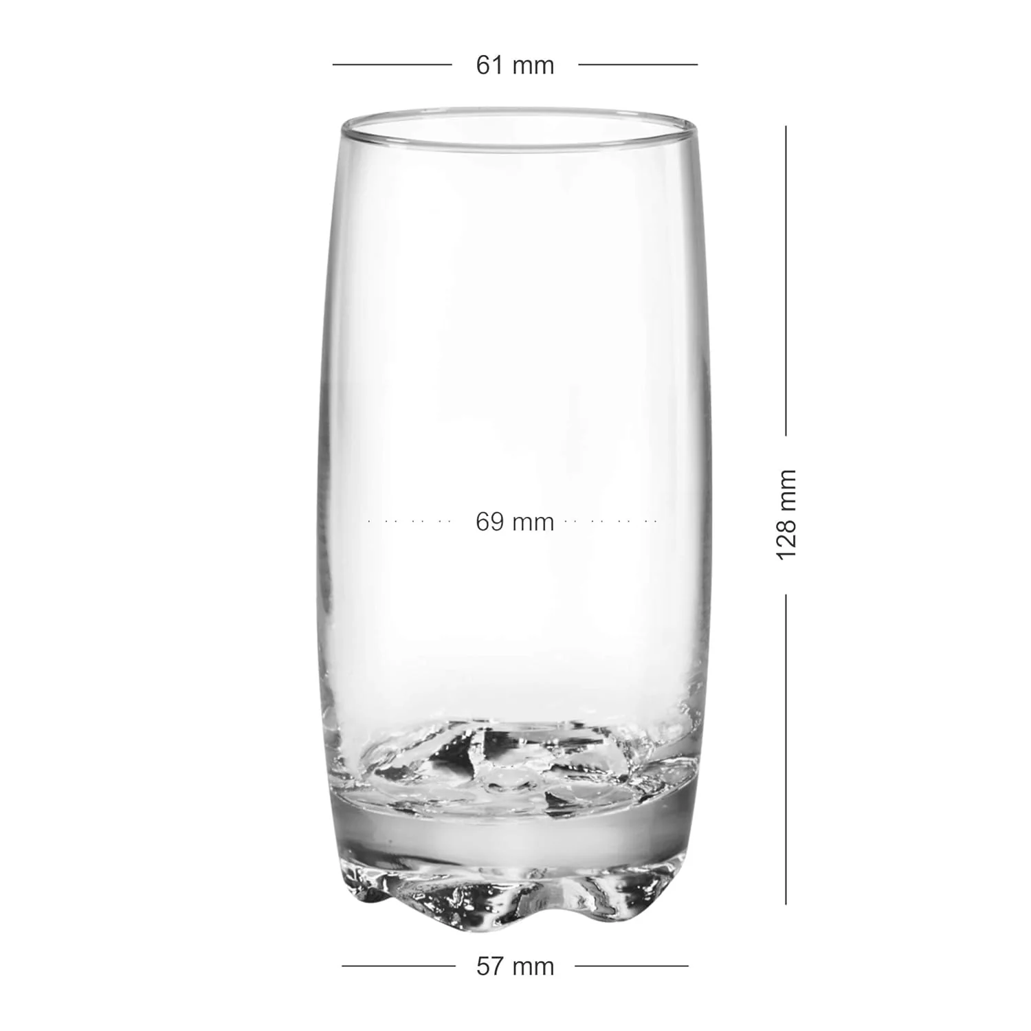 Lyon Glass Set of 6, 300 ml (Treo by Milton) - Image 2