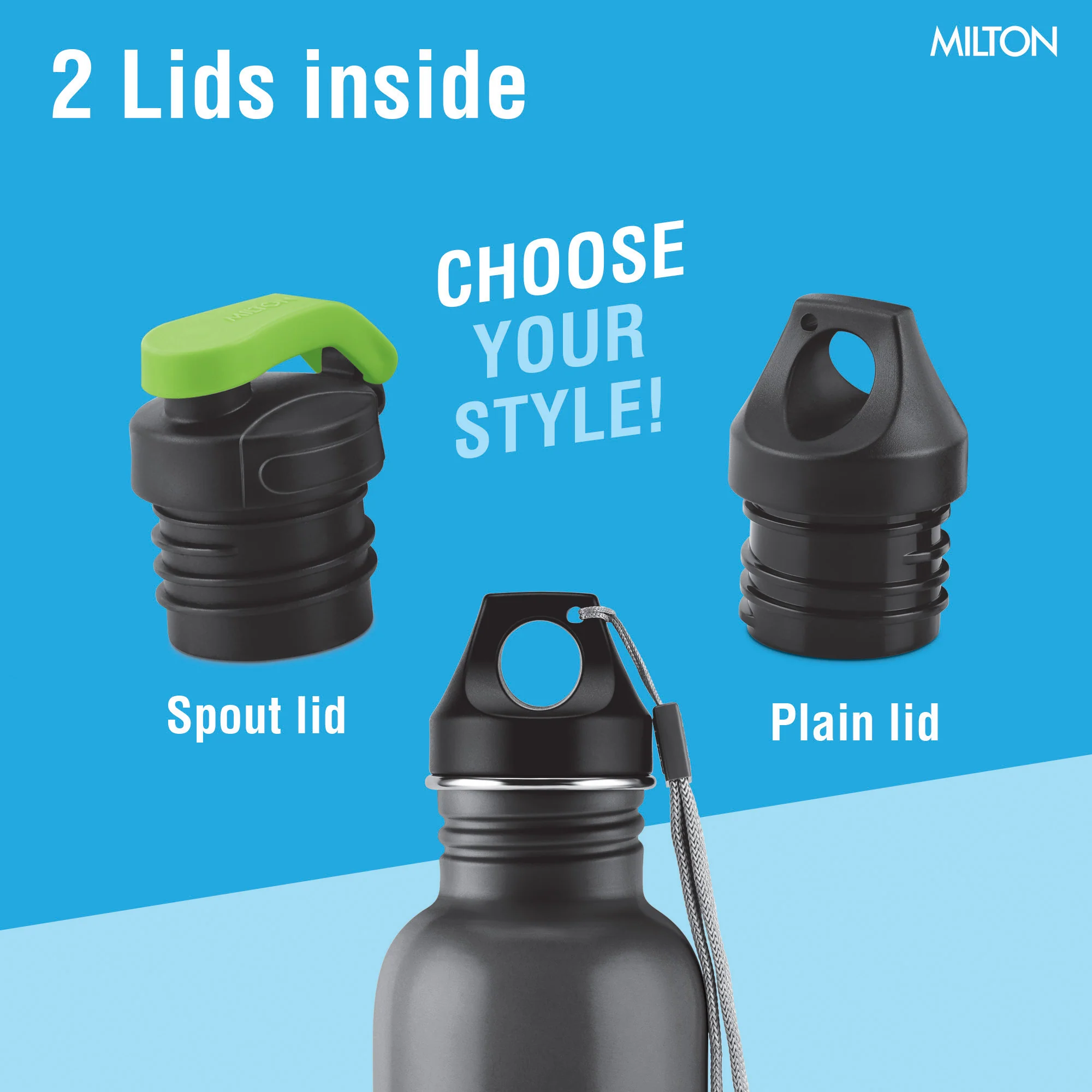 Marine Bottle with Two Lids (Milton) - Image 2