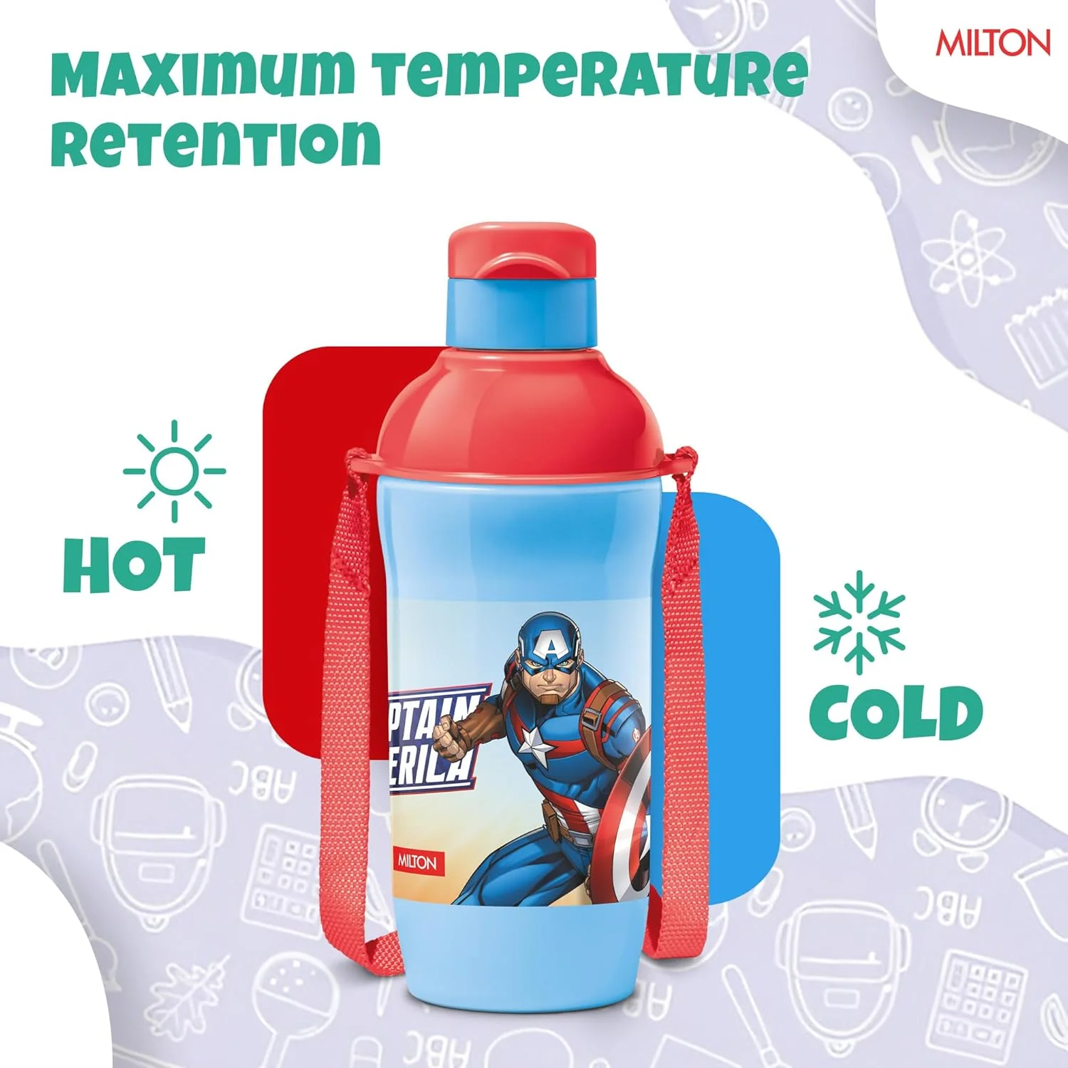 Marvel Slim Steel Insulated Bottle (Milton) - Image 2