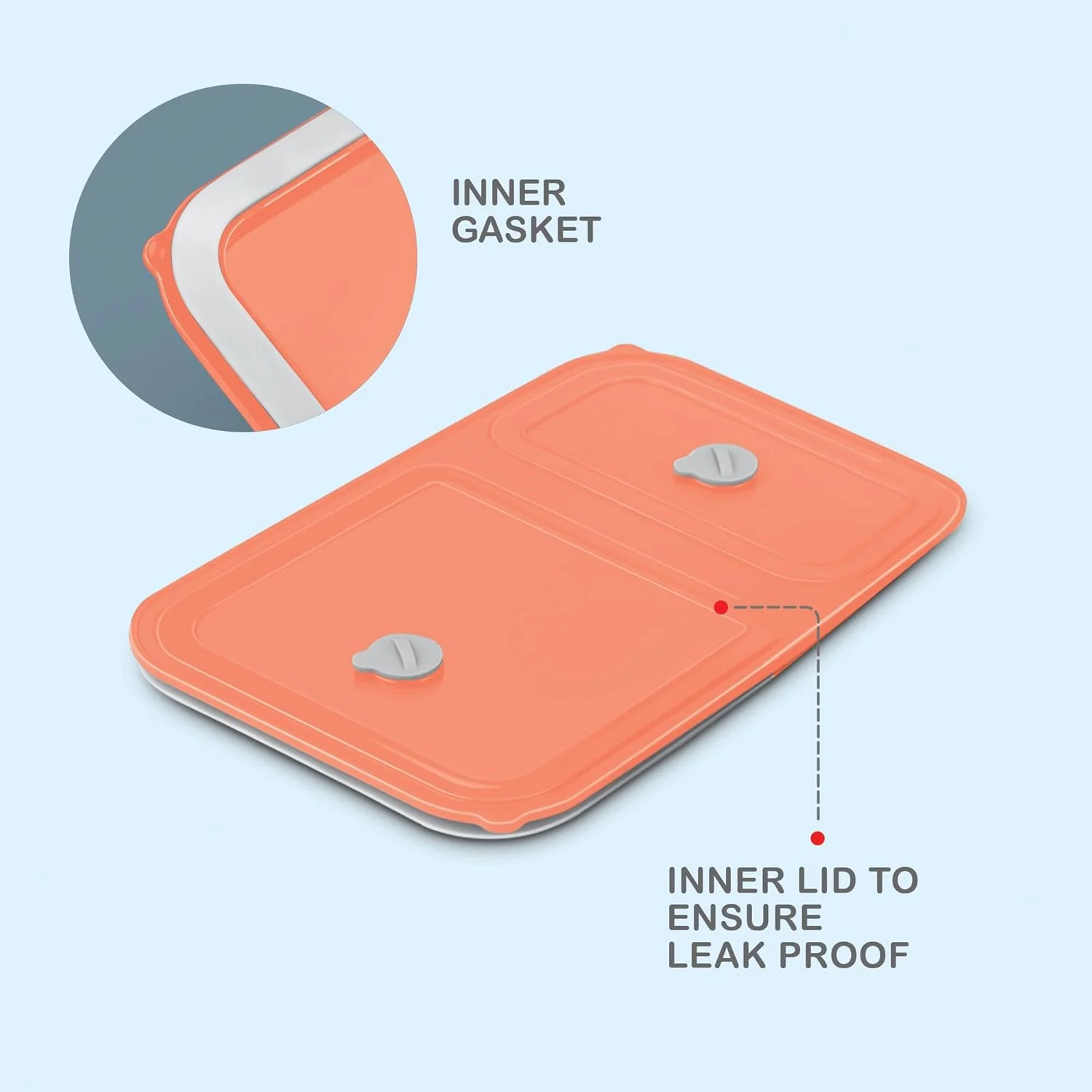 Meal Safe 2 Insulated Leak Proof Tiffin (Milton) - Image 7