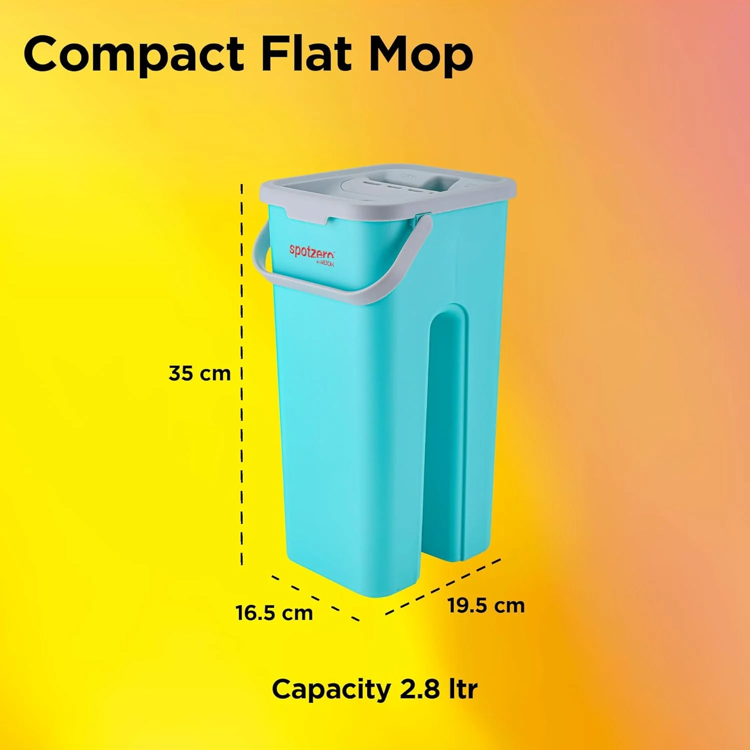 Mini Flat Mop (Spotzero By Milton) - Image 3