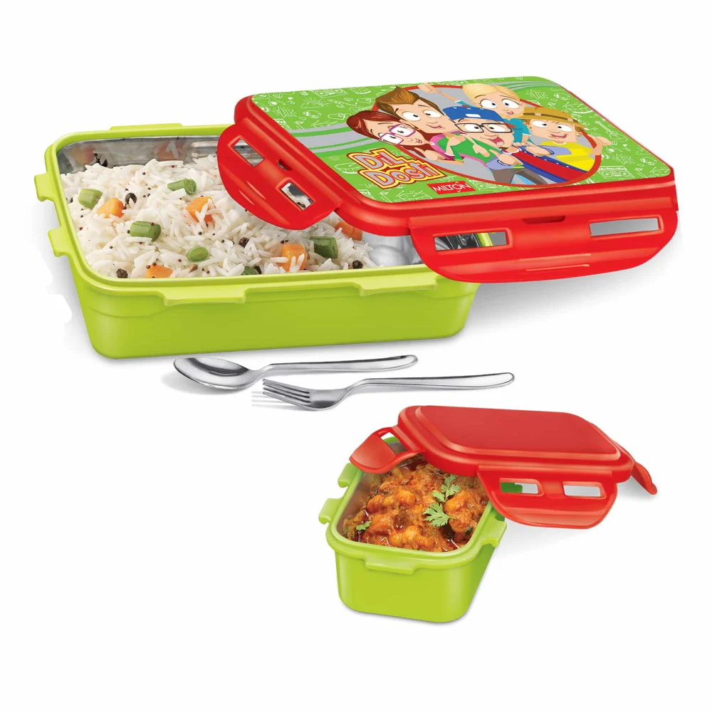 Mini Fun Treat Steel Tiffin (Milton) - Image 4