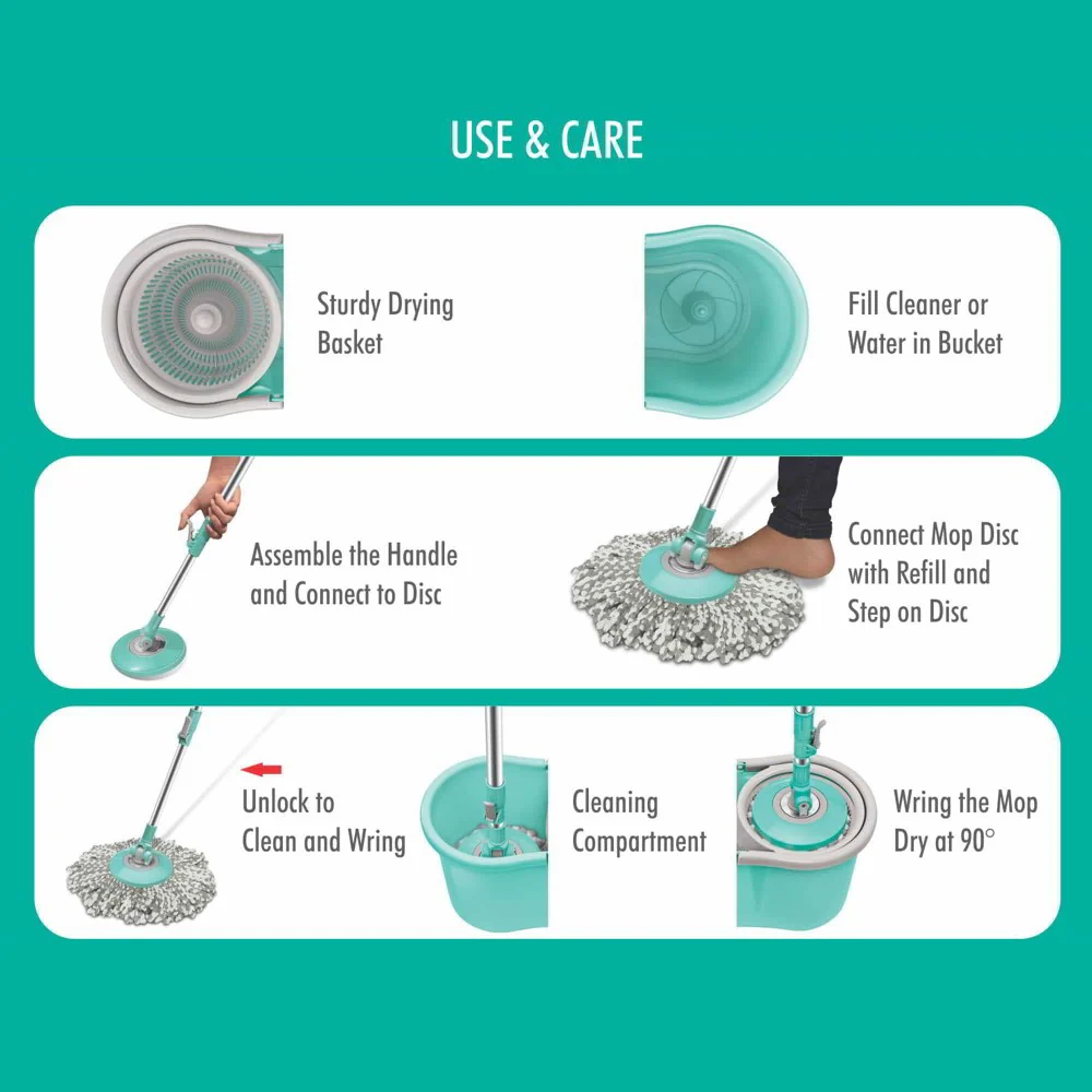 Mini Spin Mop (Spotzero by Milton) - Image 4