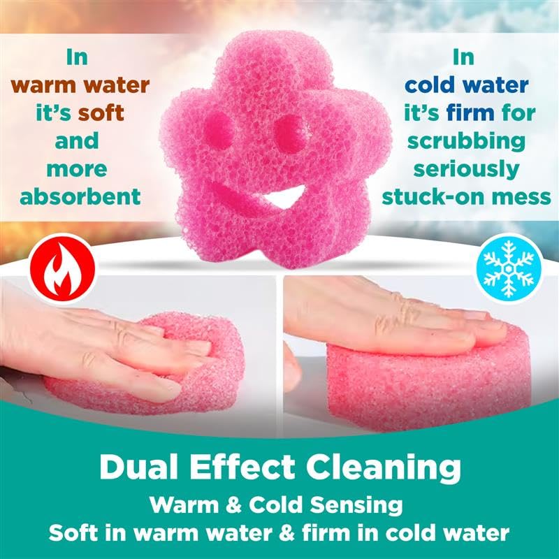Multi-Shape, Dual-Sided Dish Scrubber - Set of 3 (Spotzero By Milton) - Image 3