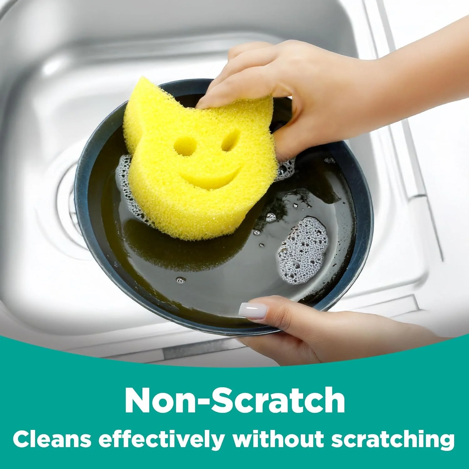 Multi-Shape, Dual-Sided Dish Scrubber - Set of 3 (Spotzero By Milton) - Image 6