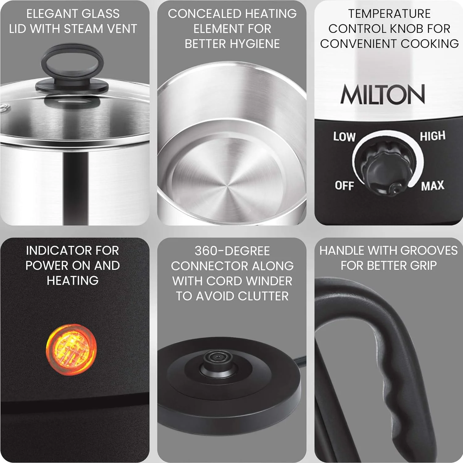 Go Electro 1.2 L Cooker (Milton) - Image 6