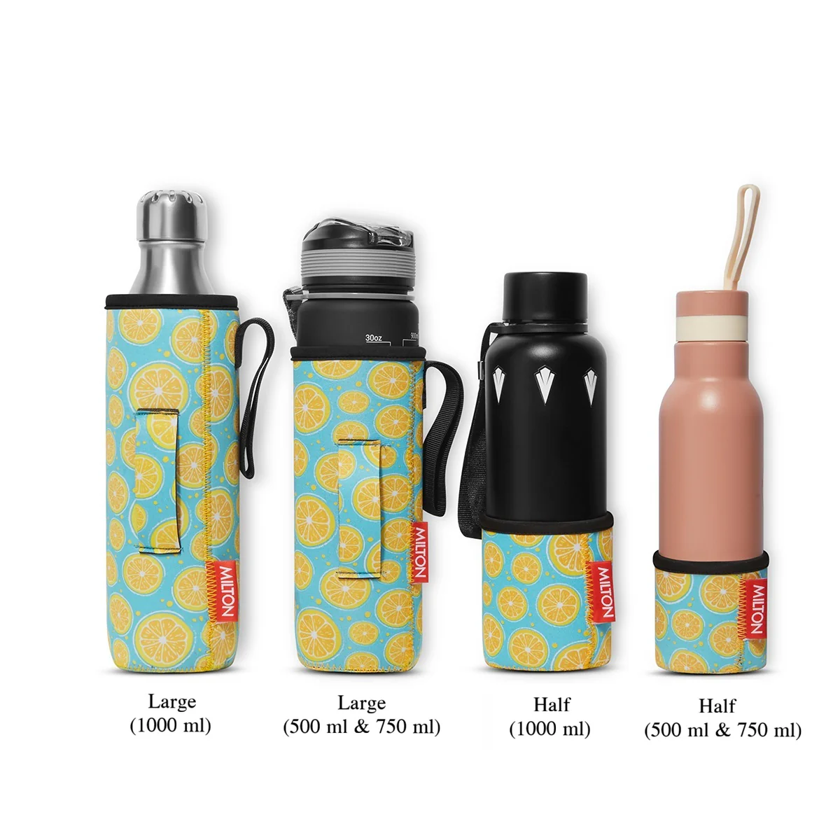 Neoprene Bottle Sleeve - Blue Lime (Milton) - Image 2