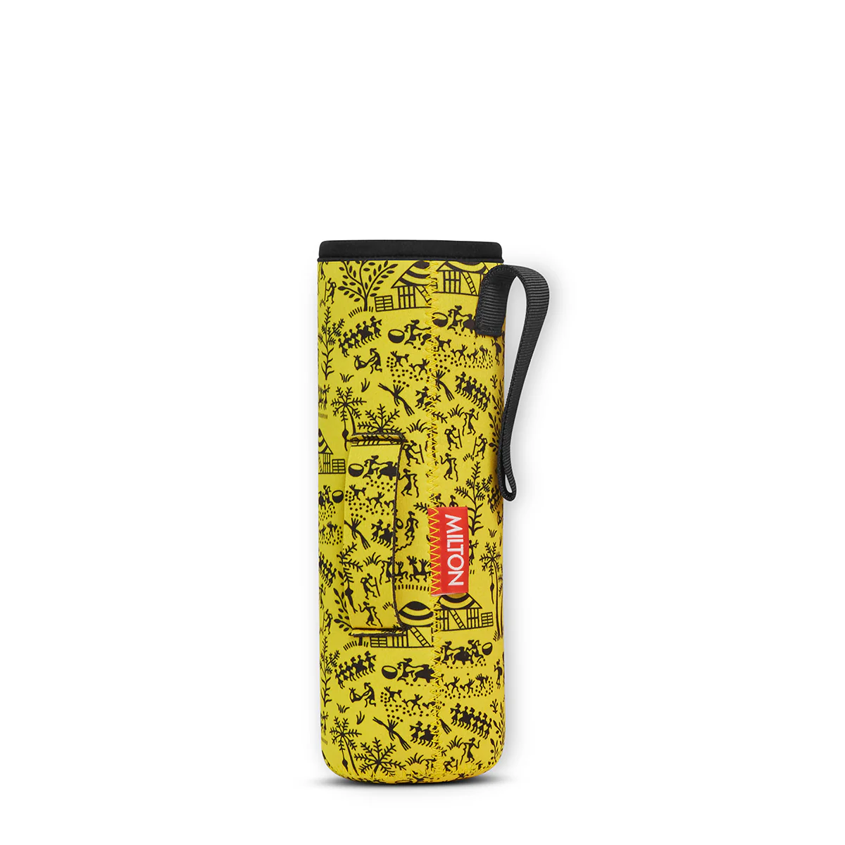 Neoprene Bottle Sleeve - Warli Art (Milton) - Image 3