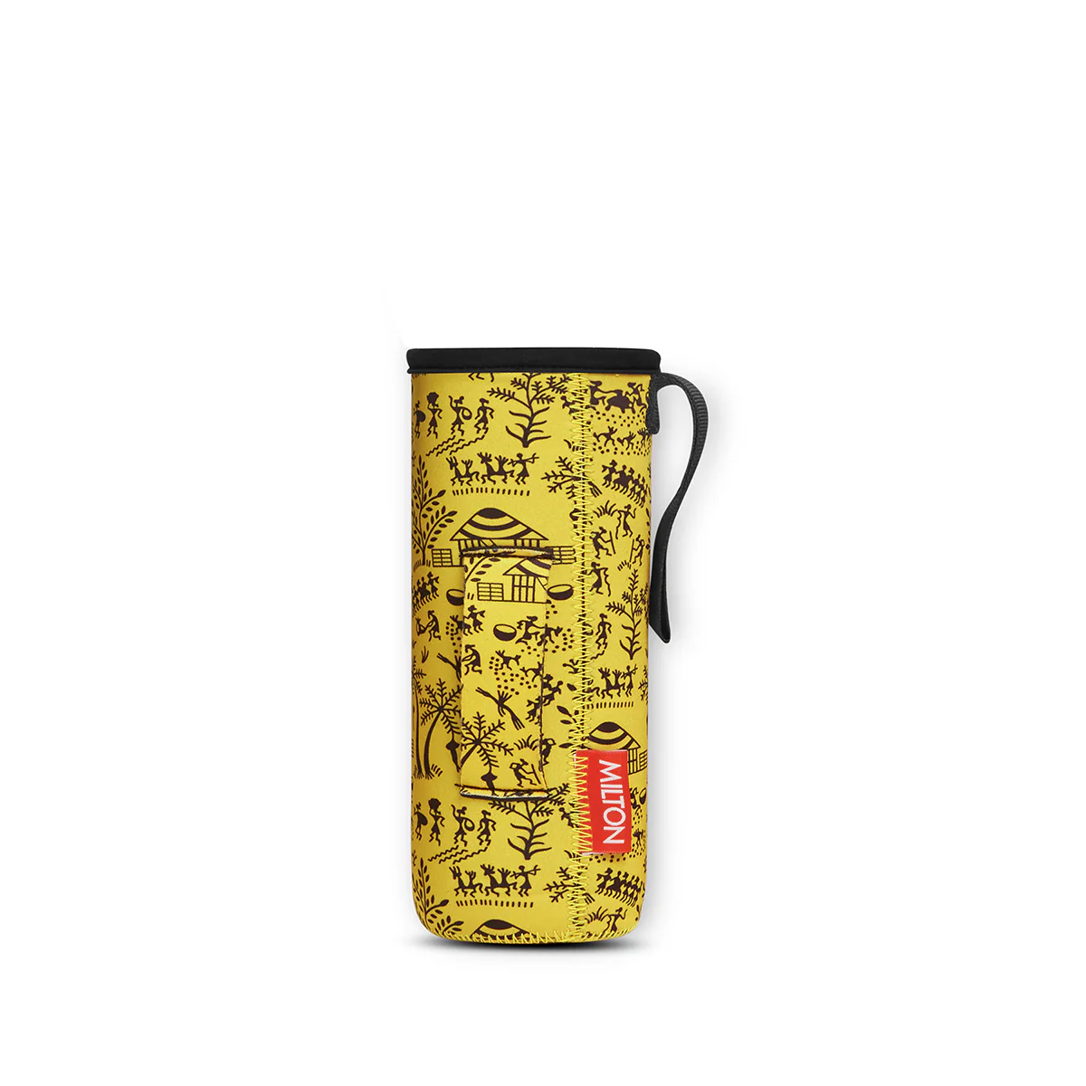 Neoprene Bottle Sleeve - Warli Art (Milton) - Image 4