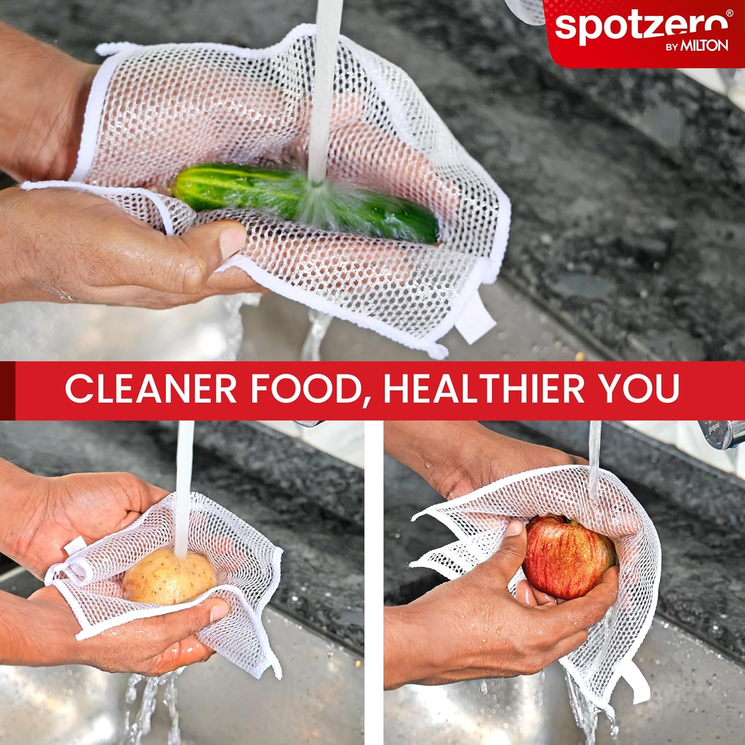 Non-Scratch Steel Wire Dish Cloth Set (Spotzero By Milton) - Image 10