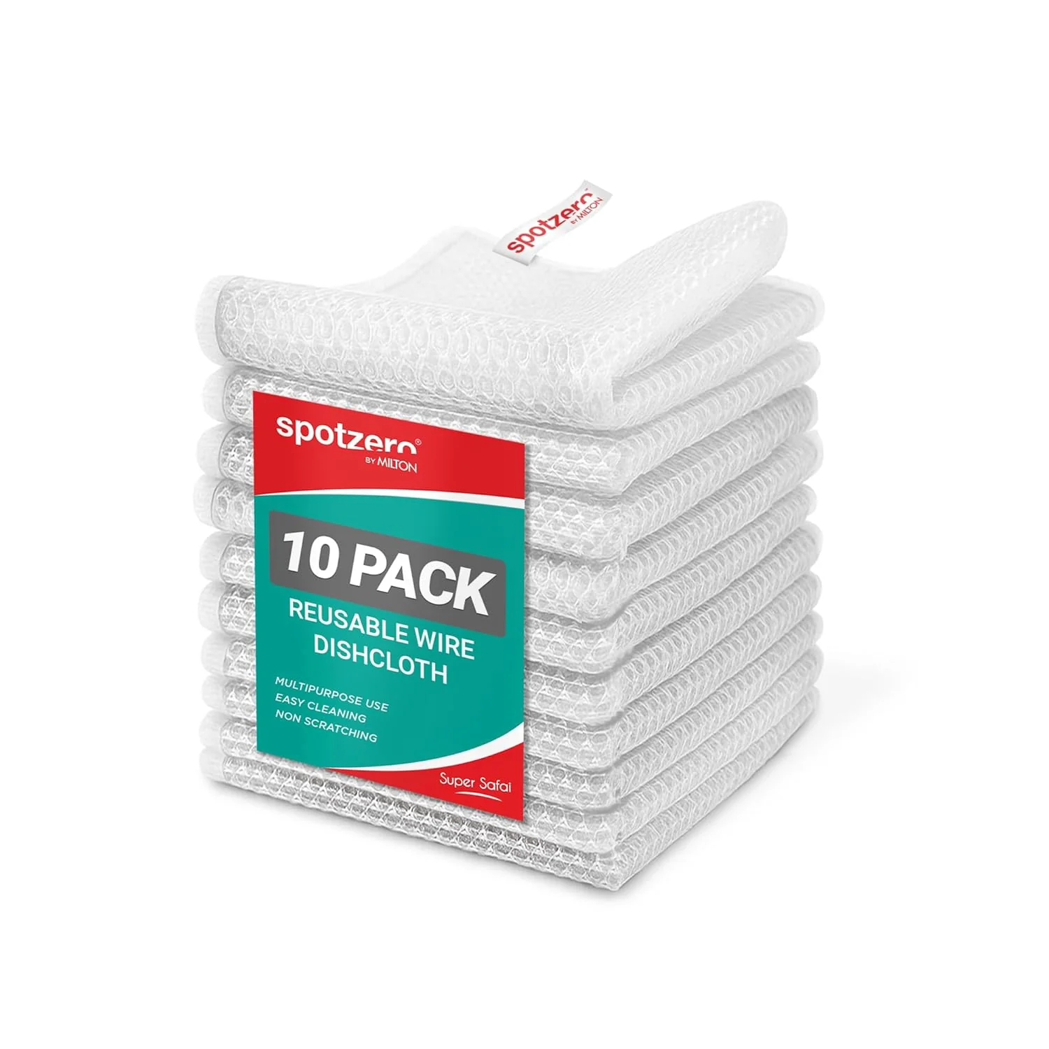 Non-Scratch Steel Wire Dish Cloth Set (Spotzero By Milton) - Image 2
