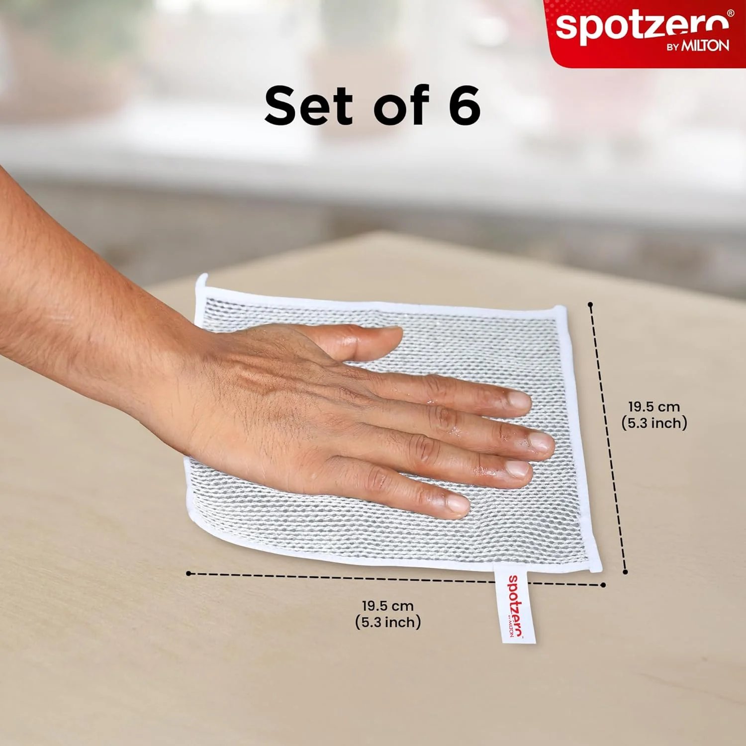 Non-Scratch Steel Wire Dish Cloth Set (Spotzero By Milton) - Image 5