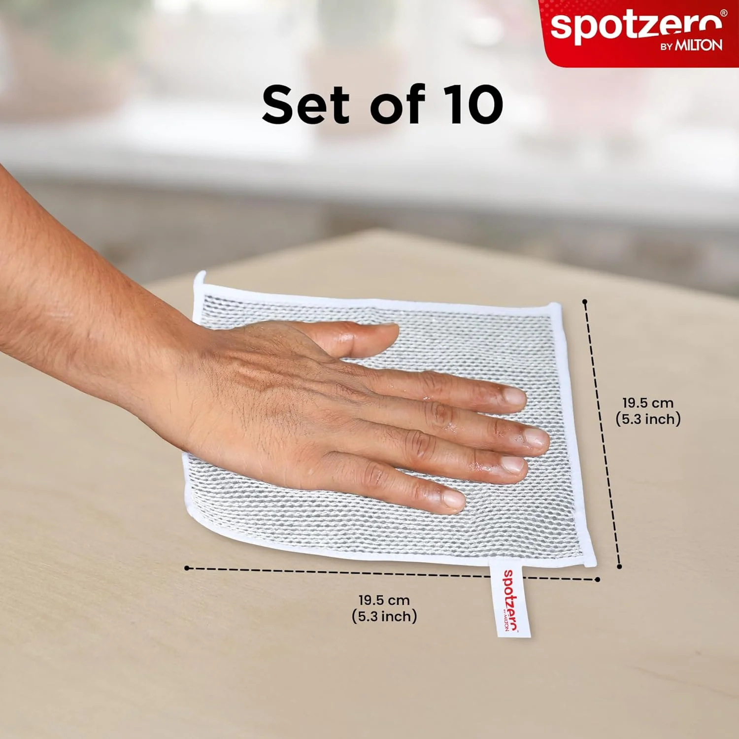 Non-Scratch Steel Wire Dish Cloth Set (Spotzero By Milton) - Image 6