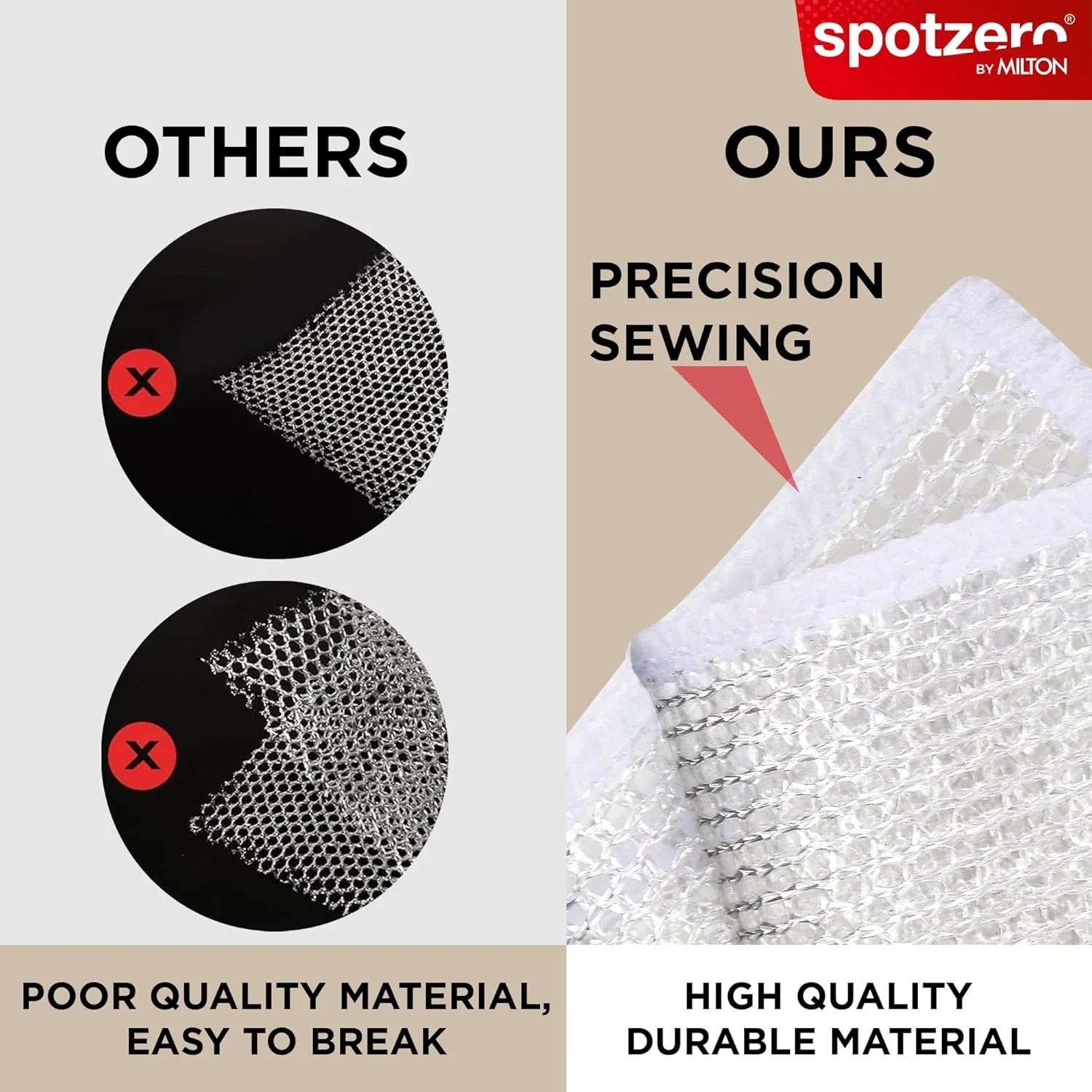Non-Scratch Steel Wire Dish Cloth Set (Spotzero By Milton) - Image 8