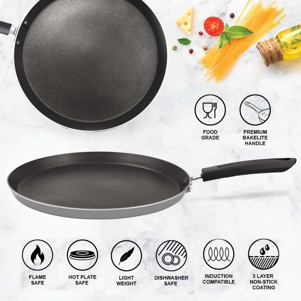Omni Tawa Non-Stick Blackpearl Induction (Milton Procook) - Image 3