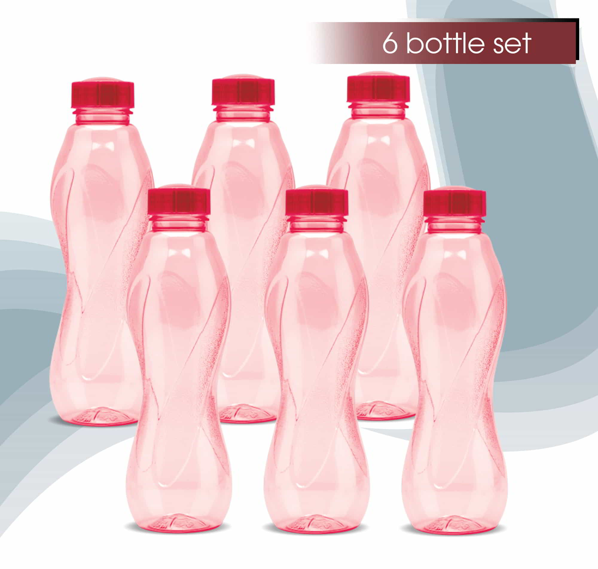 Oscar Pet Bottles Set With Contrasting Lid (Milton) - Image 4